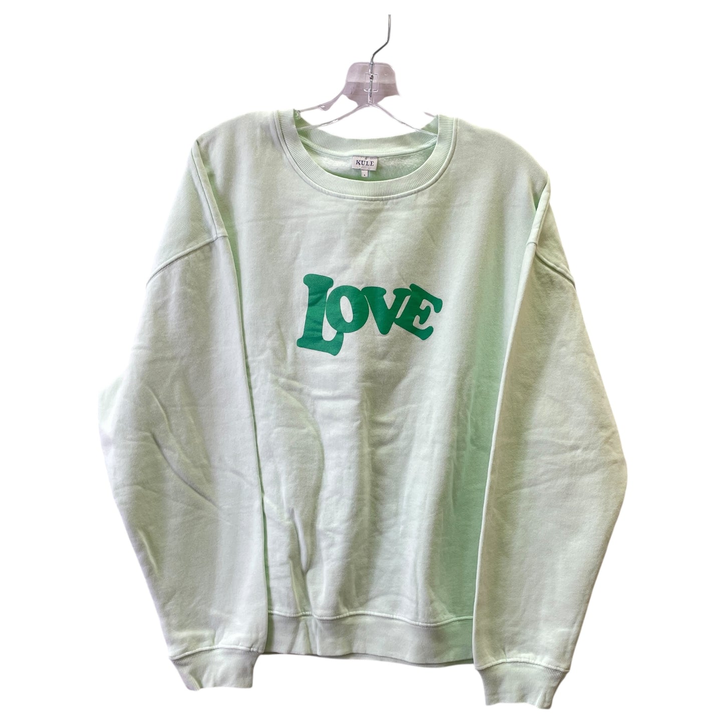 ATHLETIC SWEATSHIRT CREWNECK by KULE in GREEN, Size:L