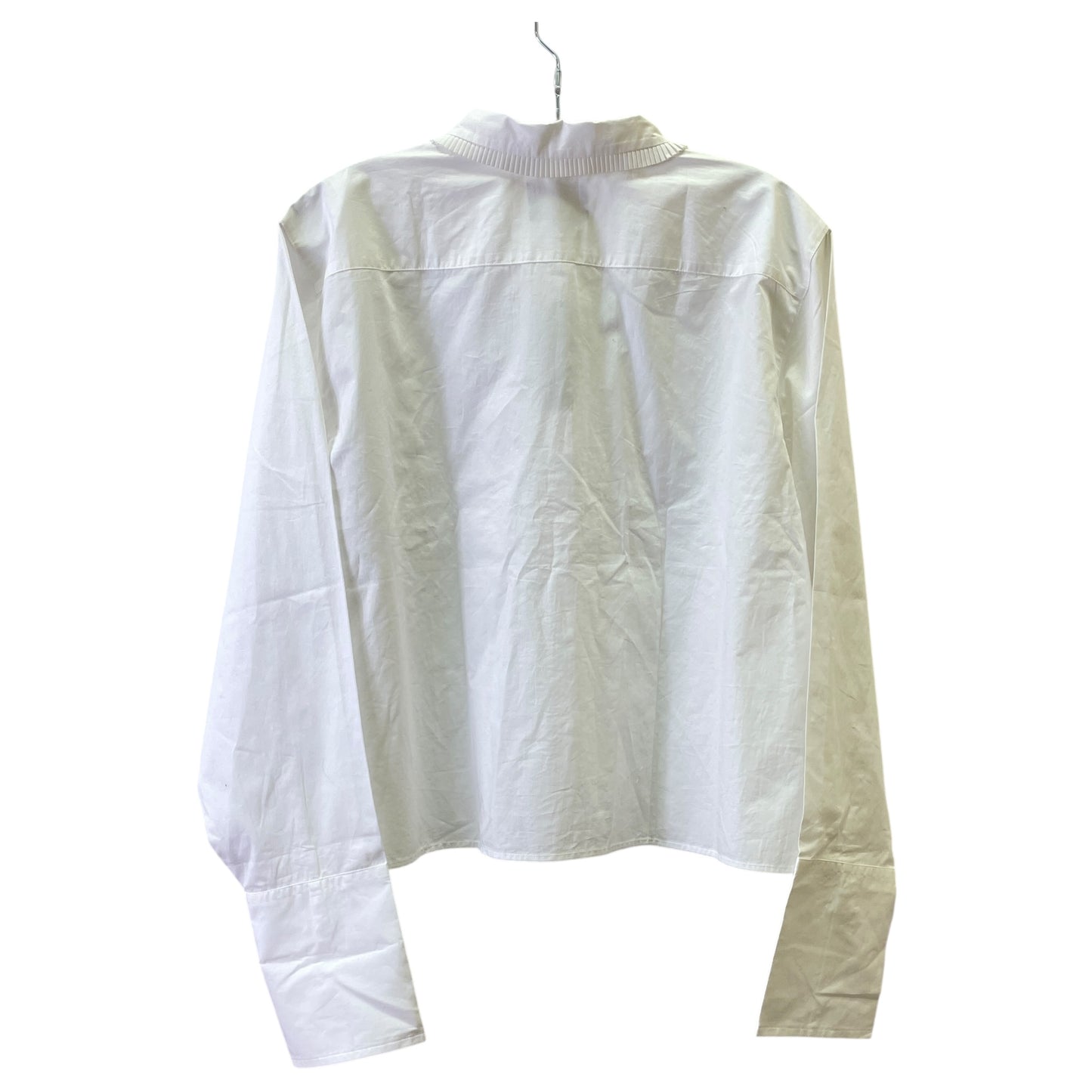 TOP LS by J. CREW in WHITE, Size:L