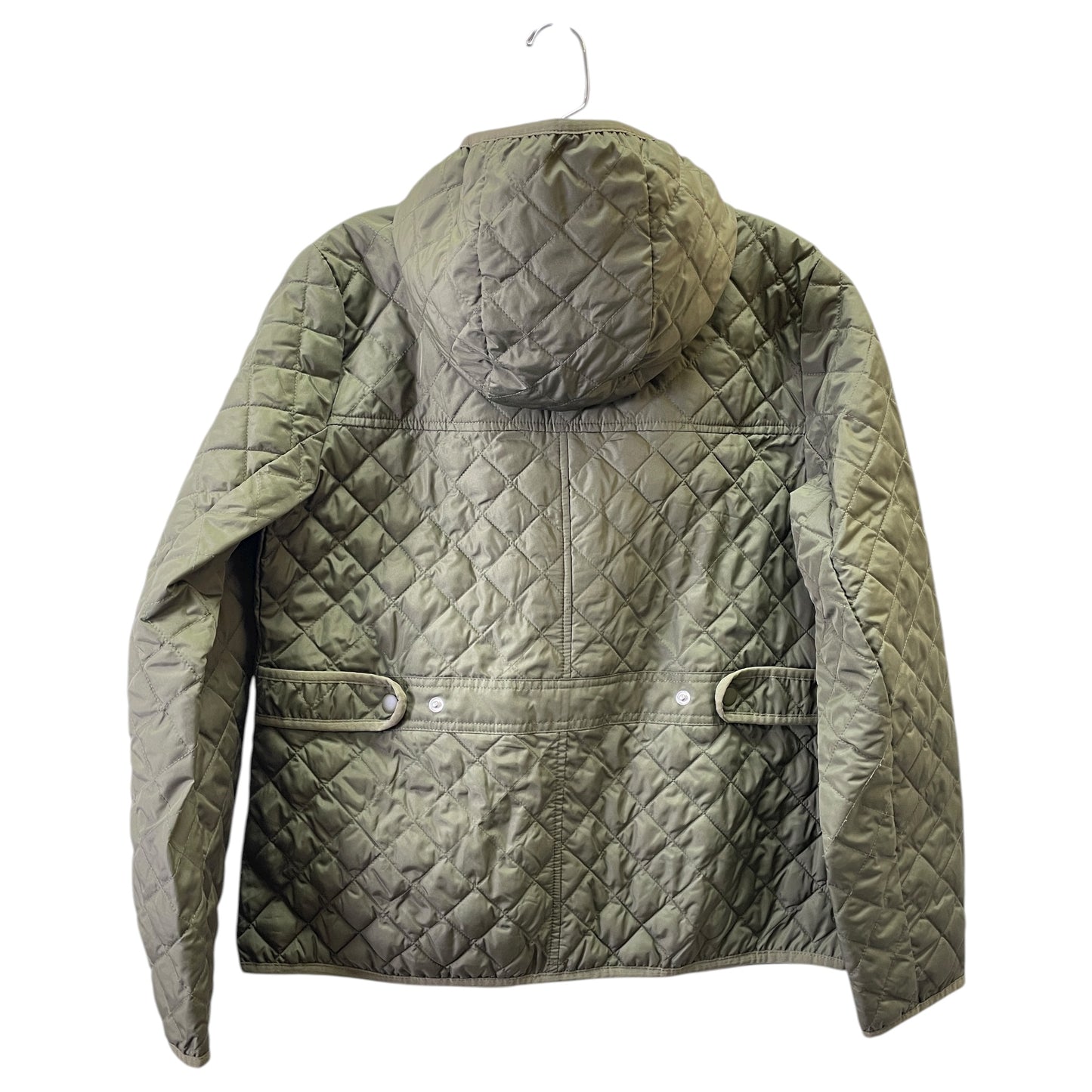 Coat Puffer & Quilted By J. Crew In Green, Size:M
