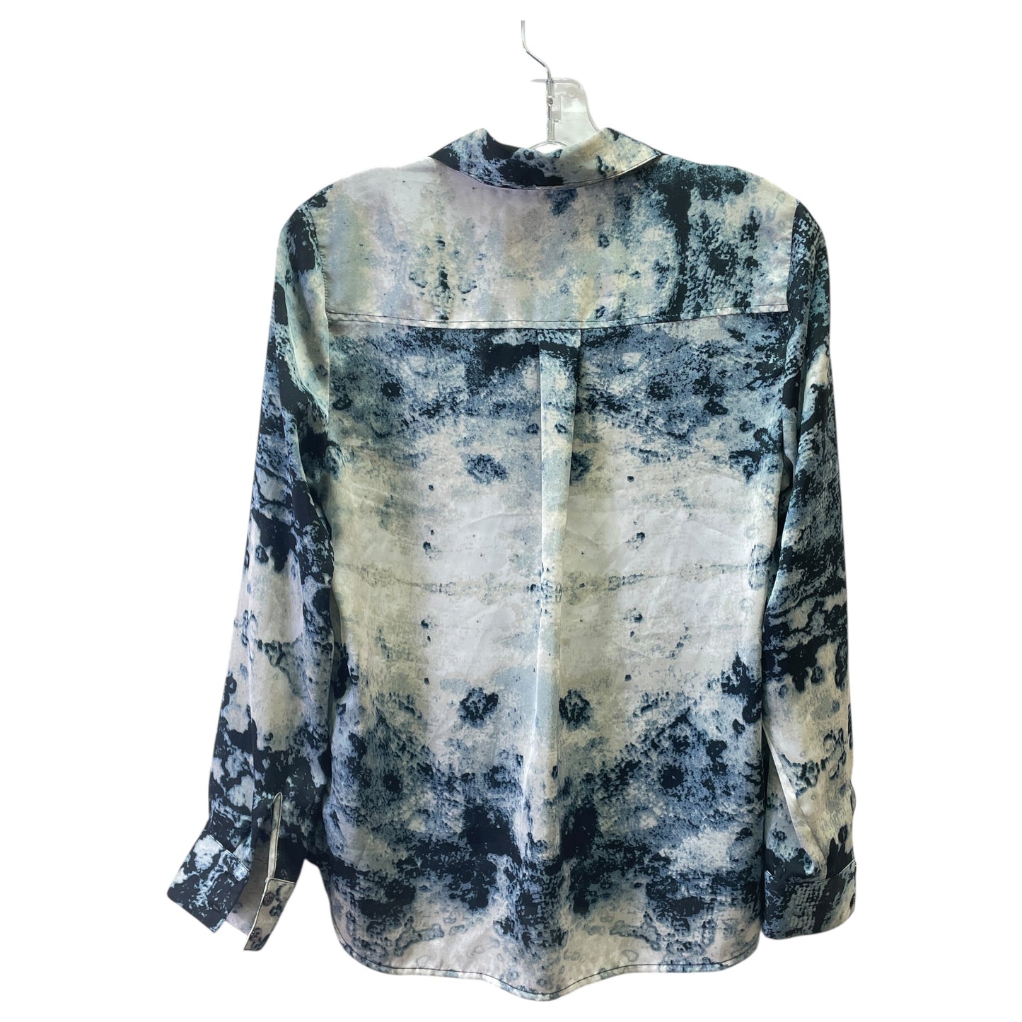 Top Ls By Eva Mendes In Blue & White, Size:S