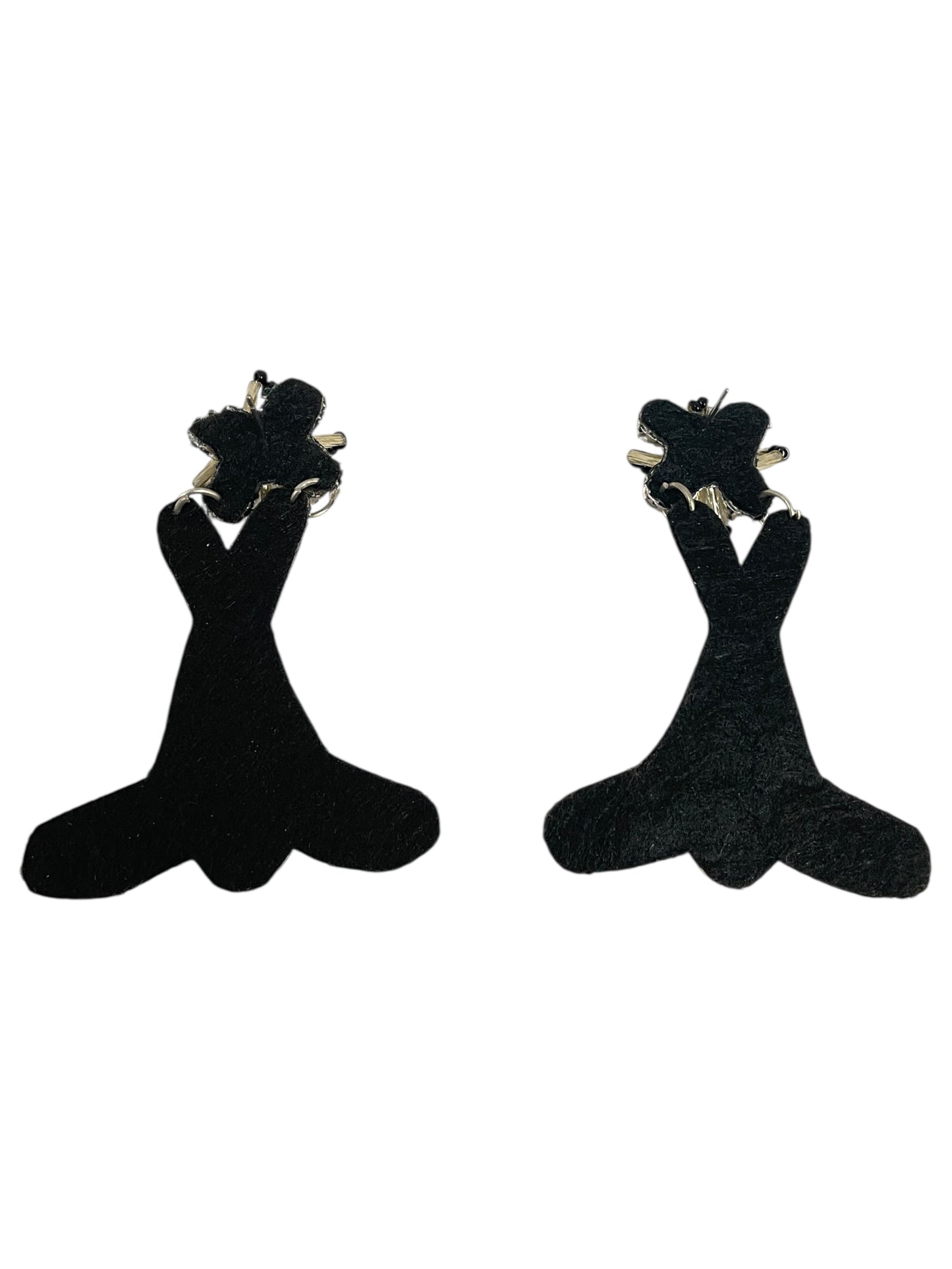 Earrings Statement By Cmf In Black