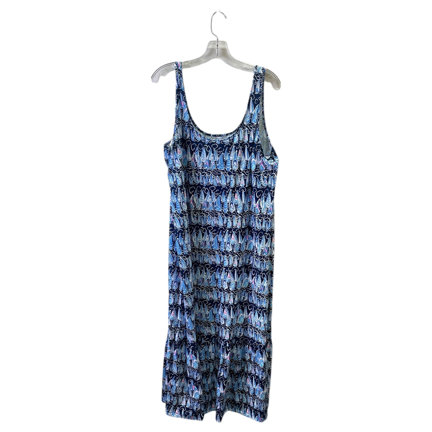 Dress Designer By Lilly Pulitzer In Blue, Size:14