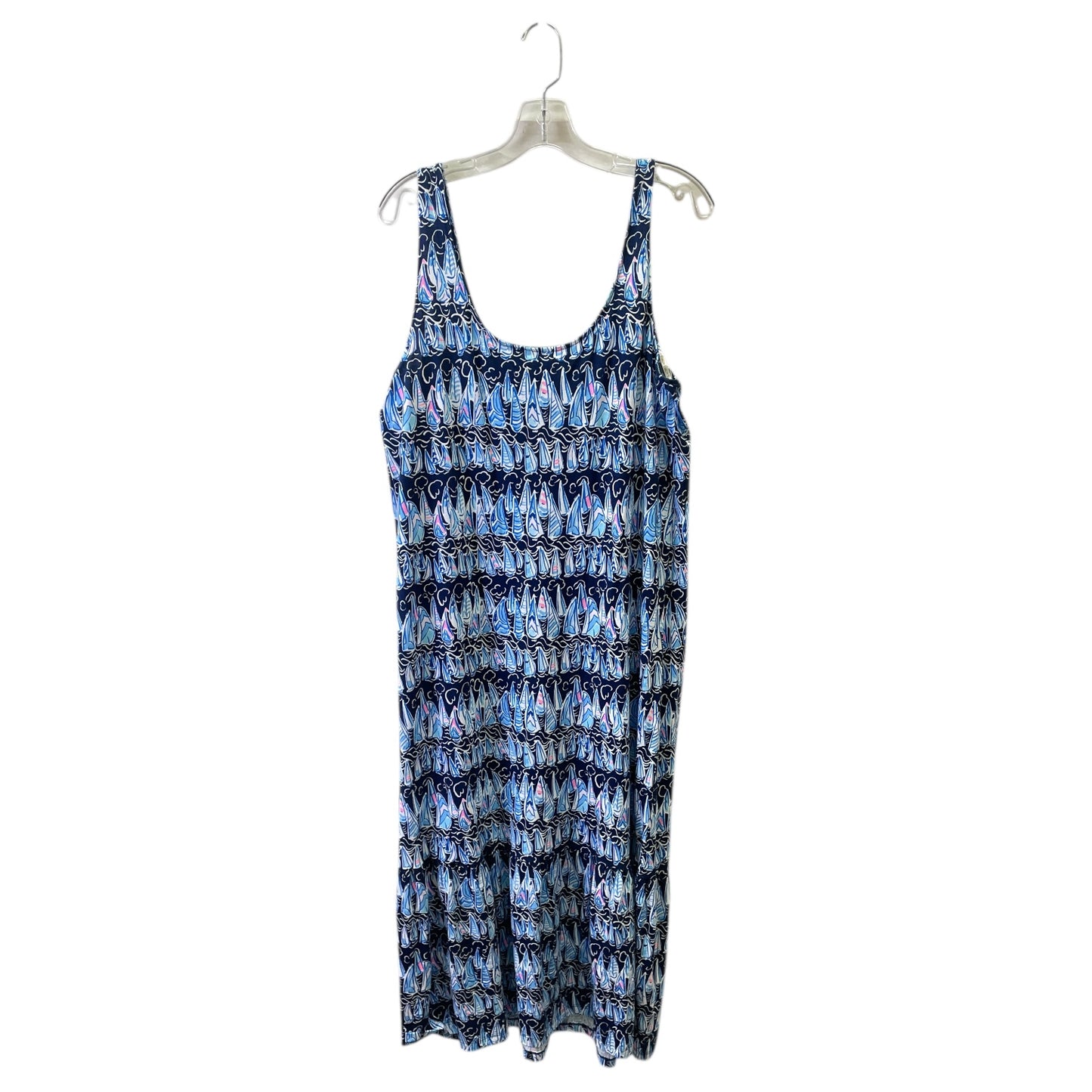 Dress Designer By Lilly Pulitzer In Blue, Size:14