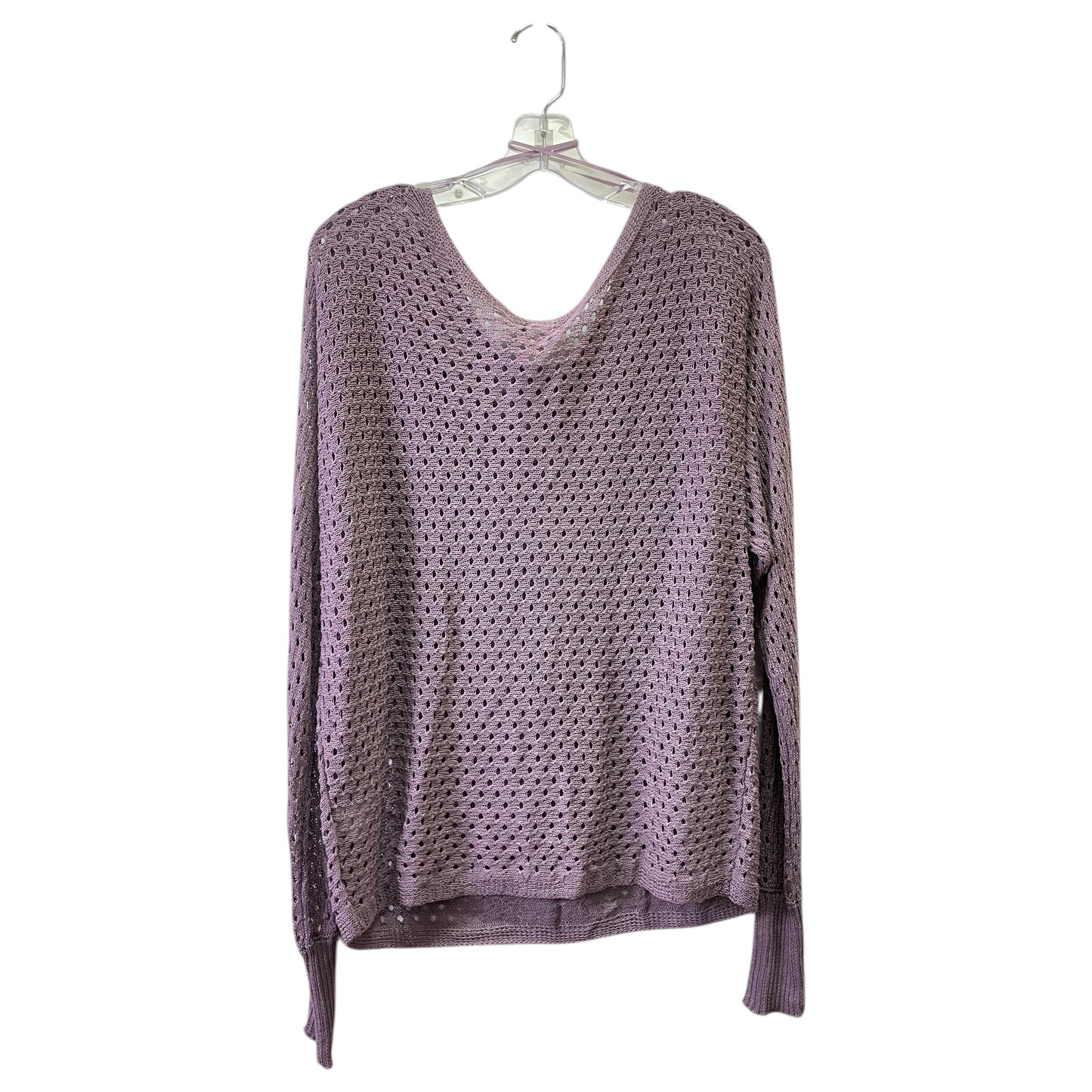 Sweater By Ee Some In Purple, Size:M