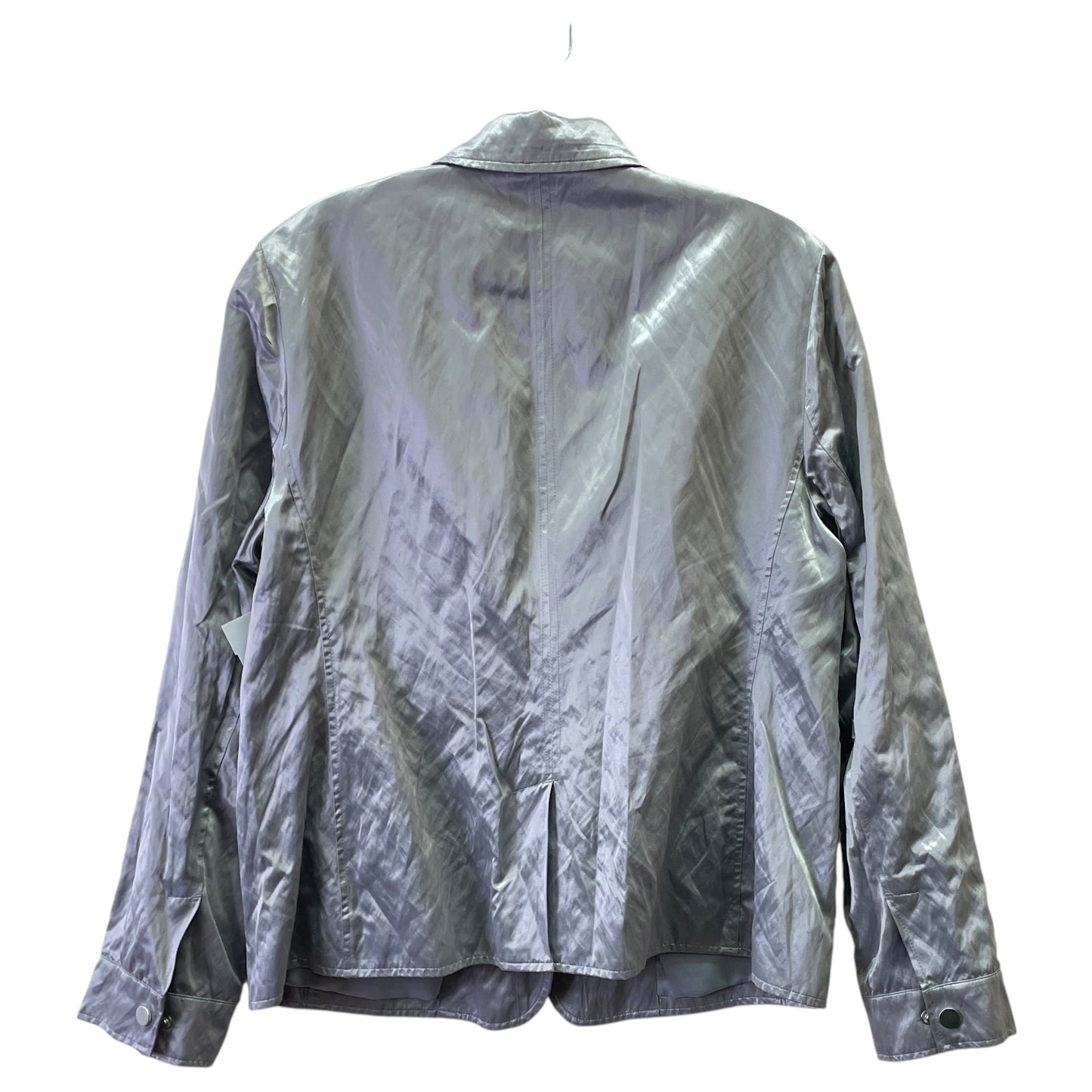 Jacket Other By Chicos In Grey, Size:M