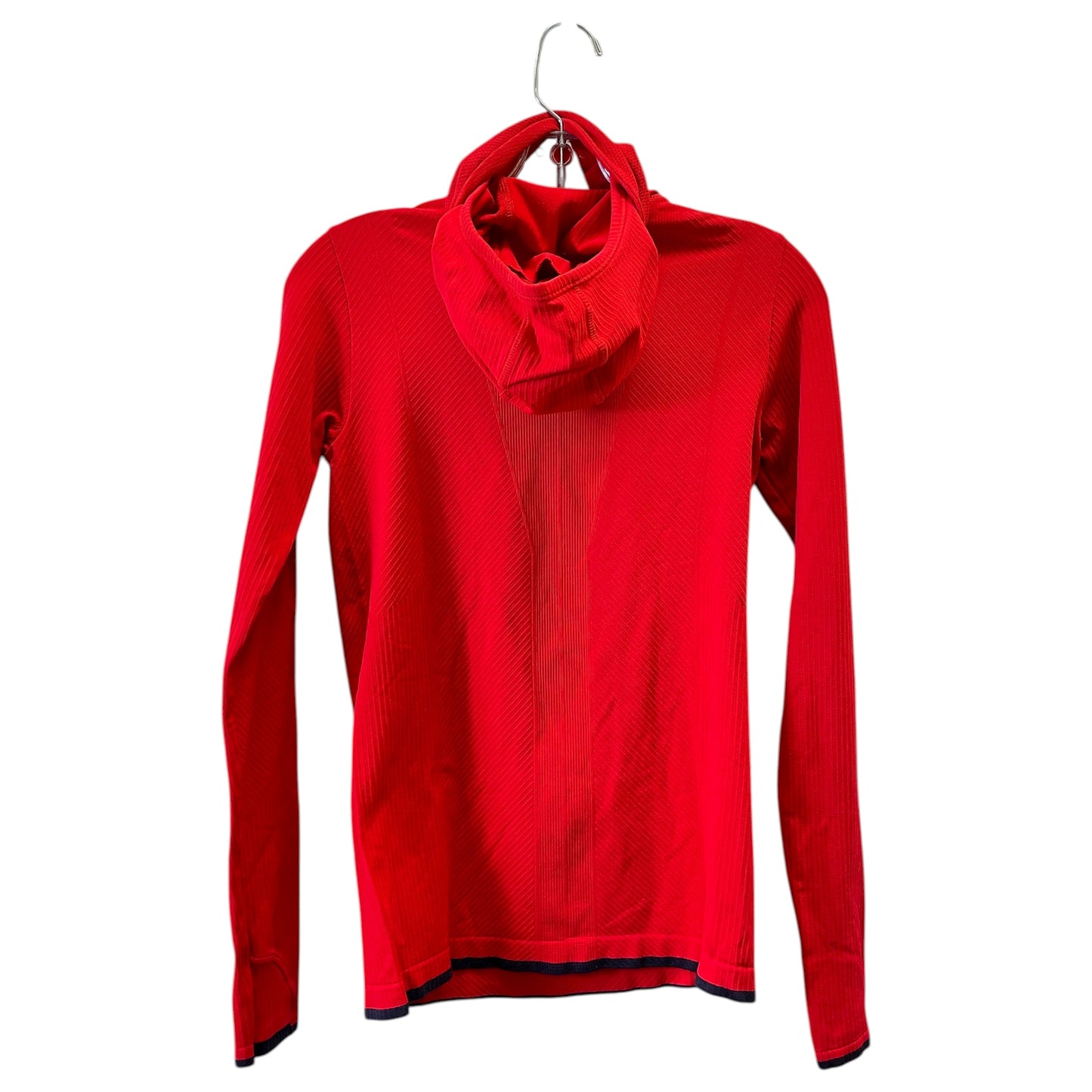 Athletic Top Ls Hoodie By Athleta In Red, Size:S