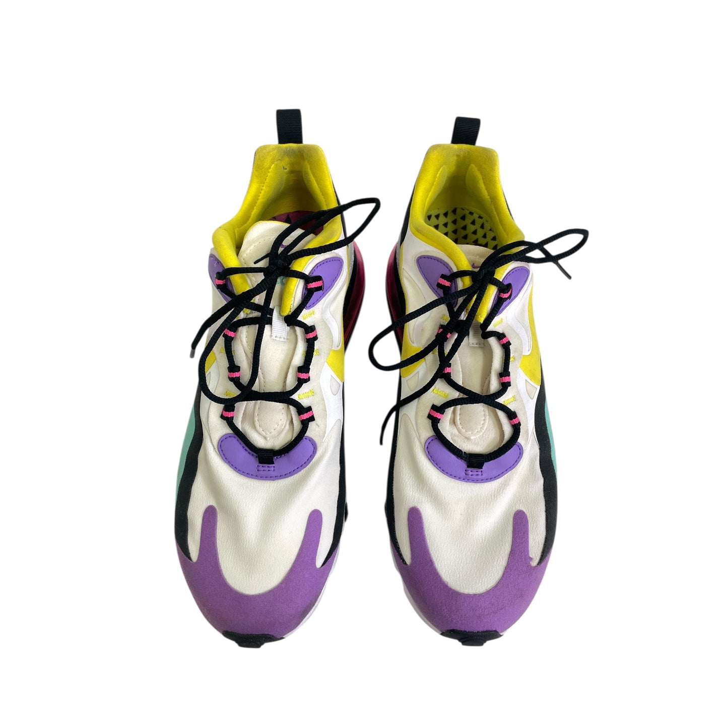 Shoes Athletic By Nike In Purple & Yellow, Size:11