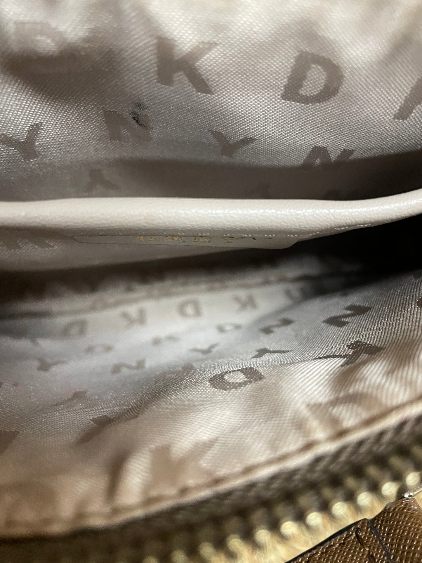Handbag By Dkny In Brown, Size:Small