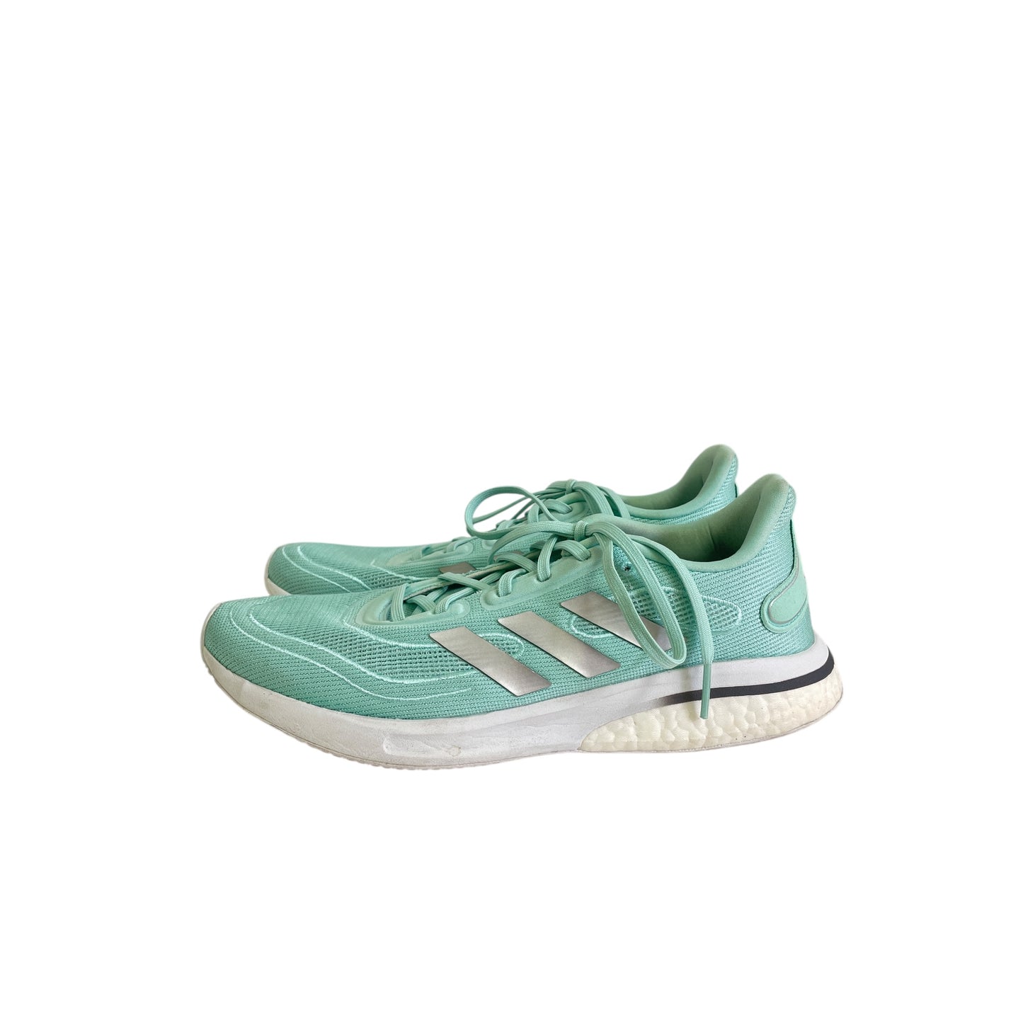 Shoes Athletic By Adidas In Aqua, Size:11