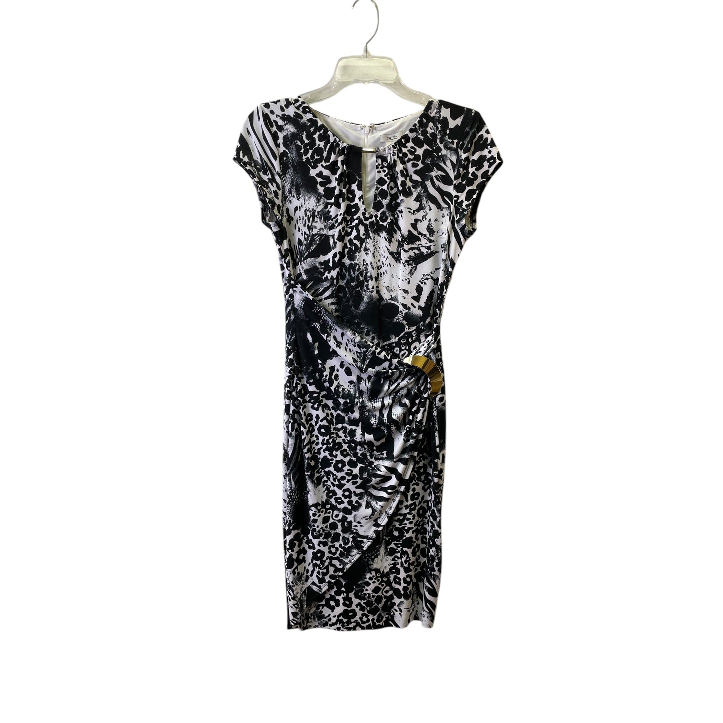 Dress Casual Midi By Cache In Black, Size:S