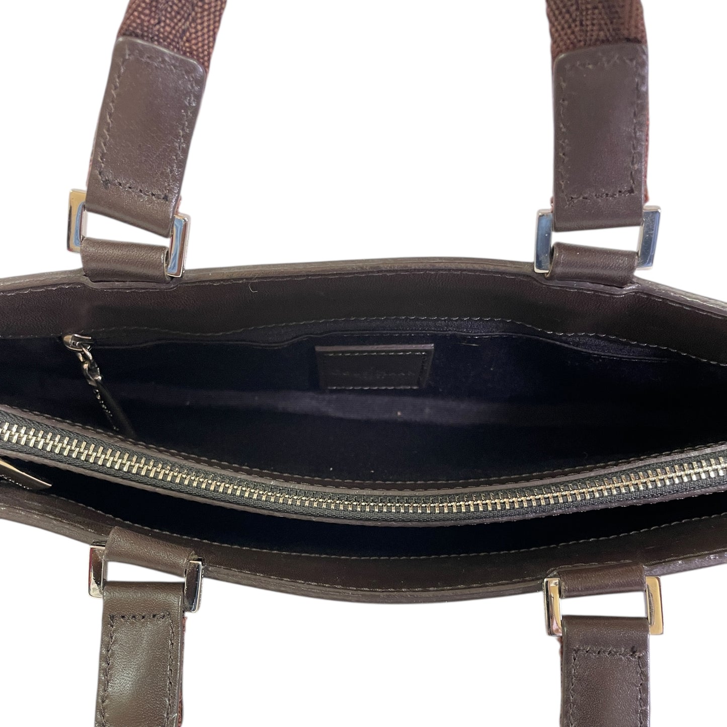 Handbag Leather By Cole-Haan In Brown, Size:Small