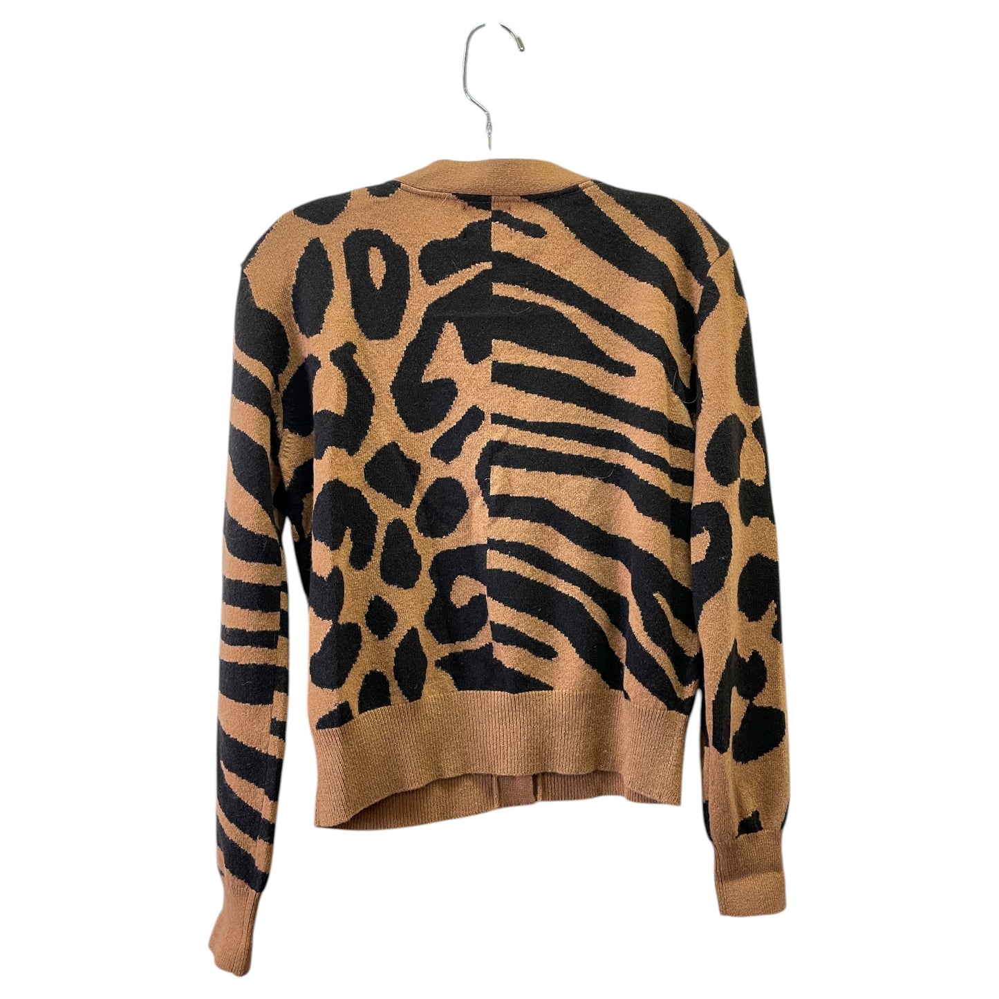 Sweater Cashmere By BRODIE CASHMERE In Animal Print, Size:S