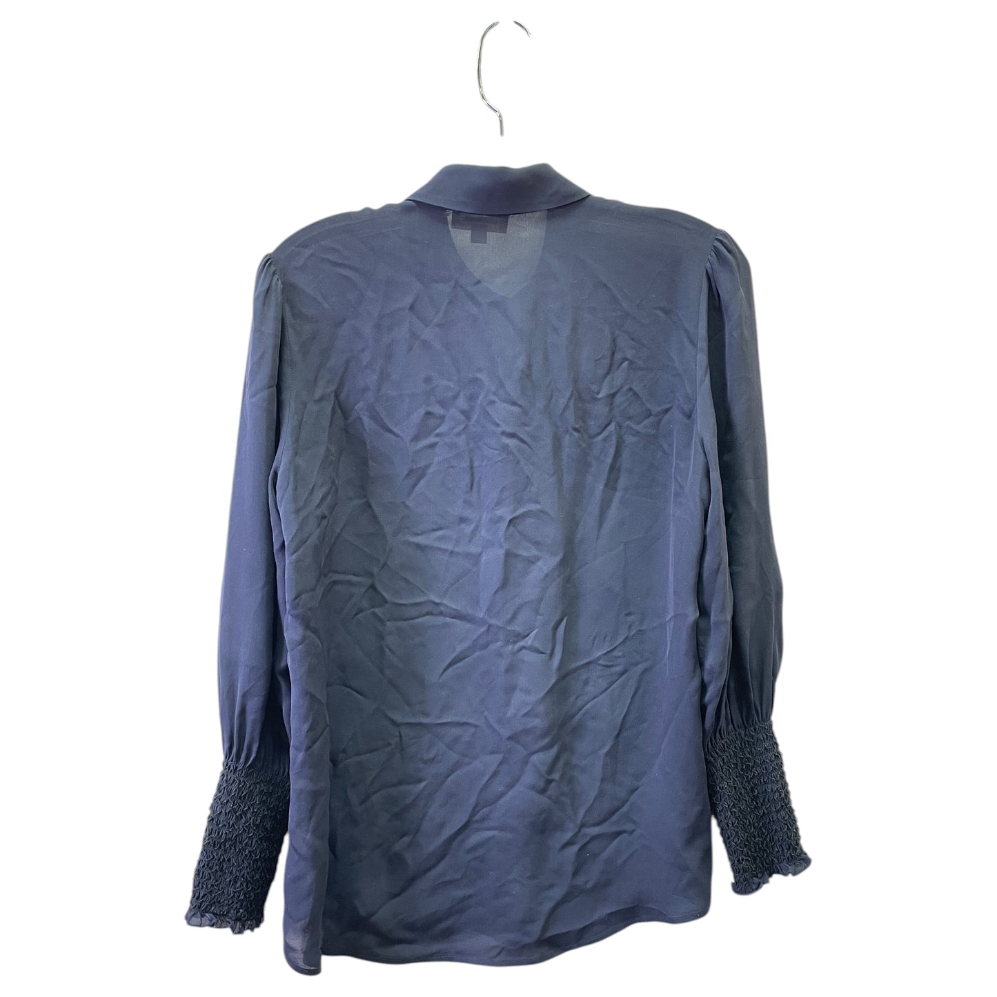 Blouse Ls By L Agence In Blue, Size:S
