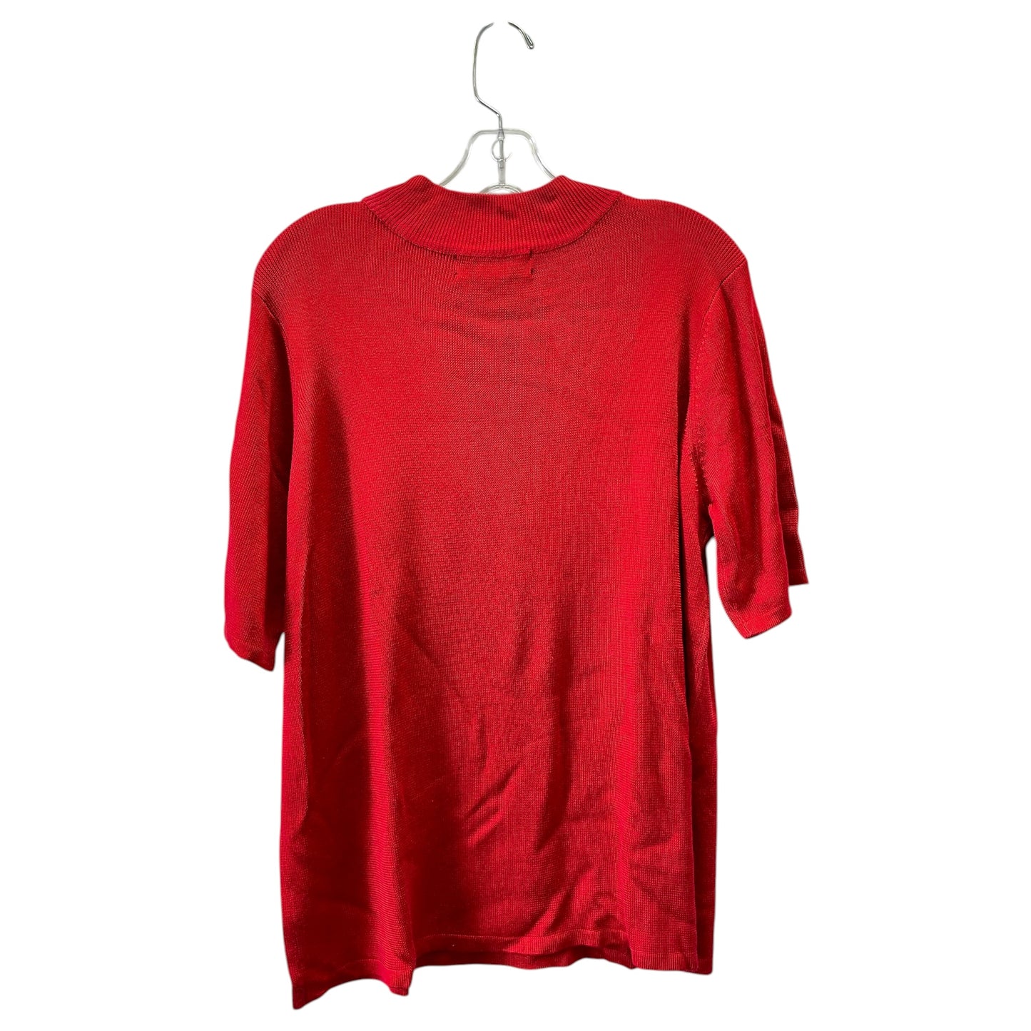 Sweater Ss By Preston And New York In Red, Size:1X