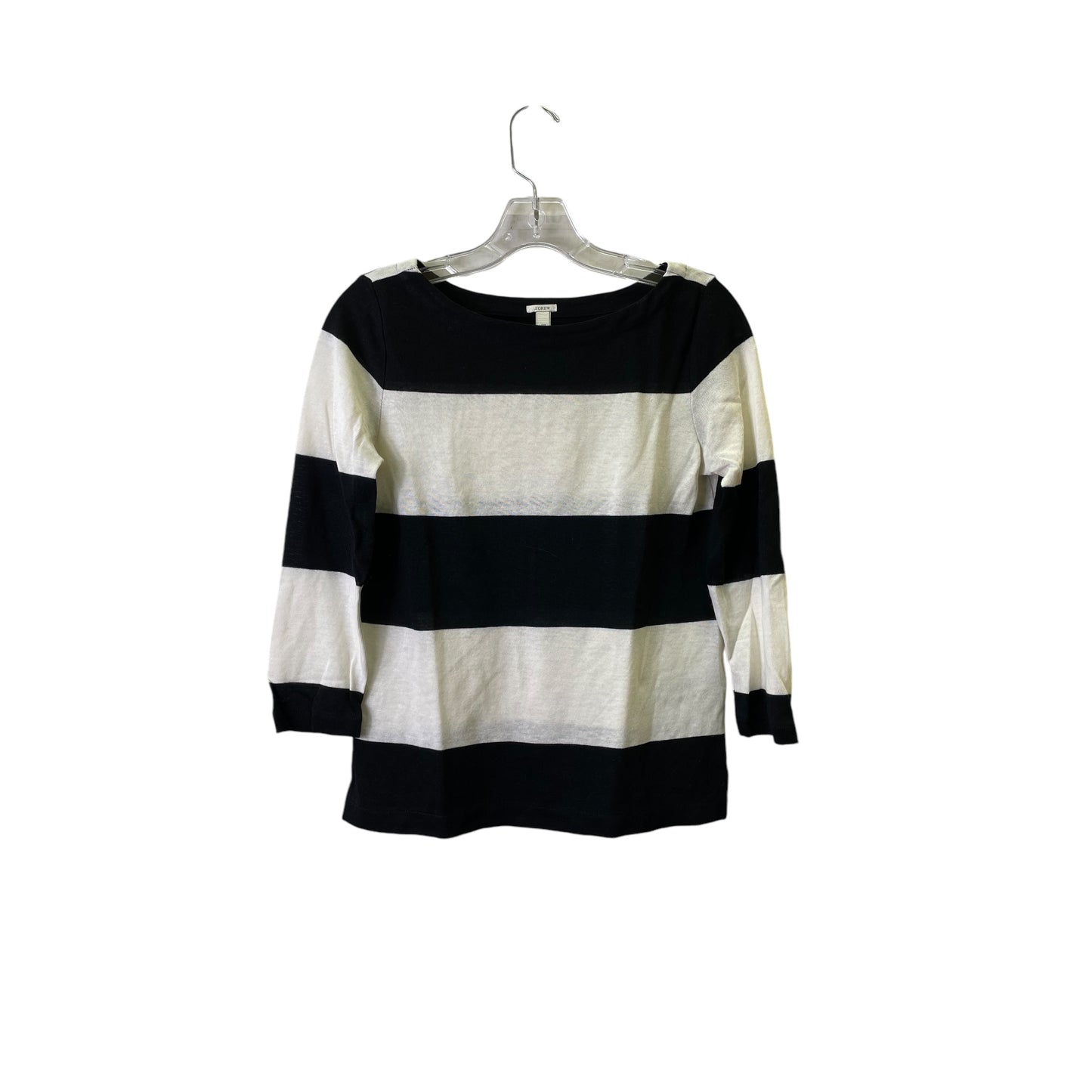 Sweater By J. Crew In Black & White, Size:Xxs