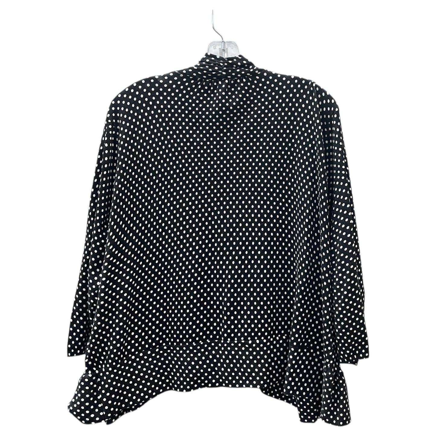 Sweater Cardigan By Torrid In Black & White, Size:2X