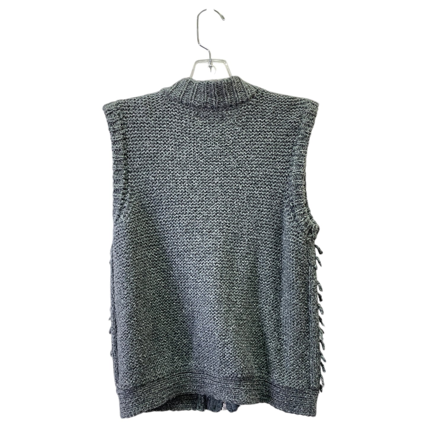 Vest Sweater By Apt 9 In Grey, Size:M