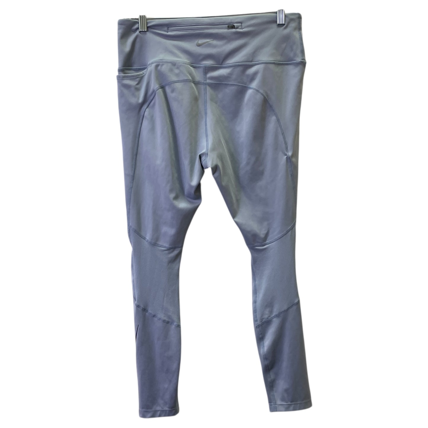 Athletic Leggings By Nike In Blue, Size:L