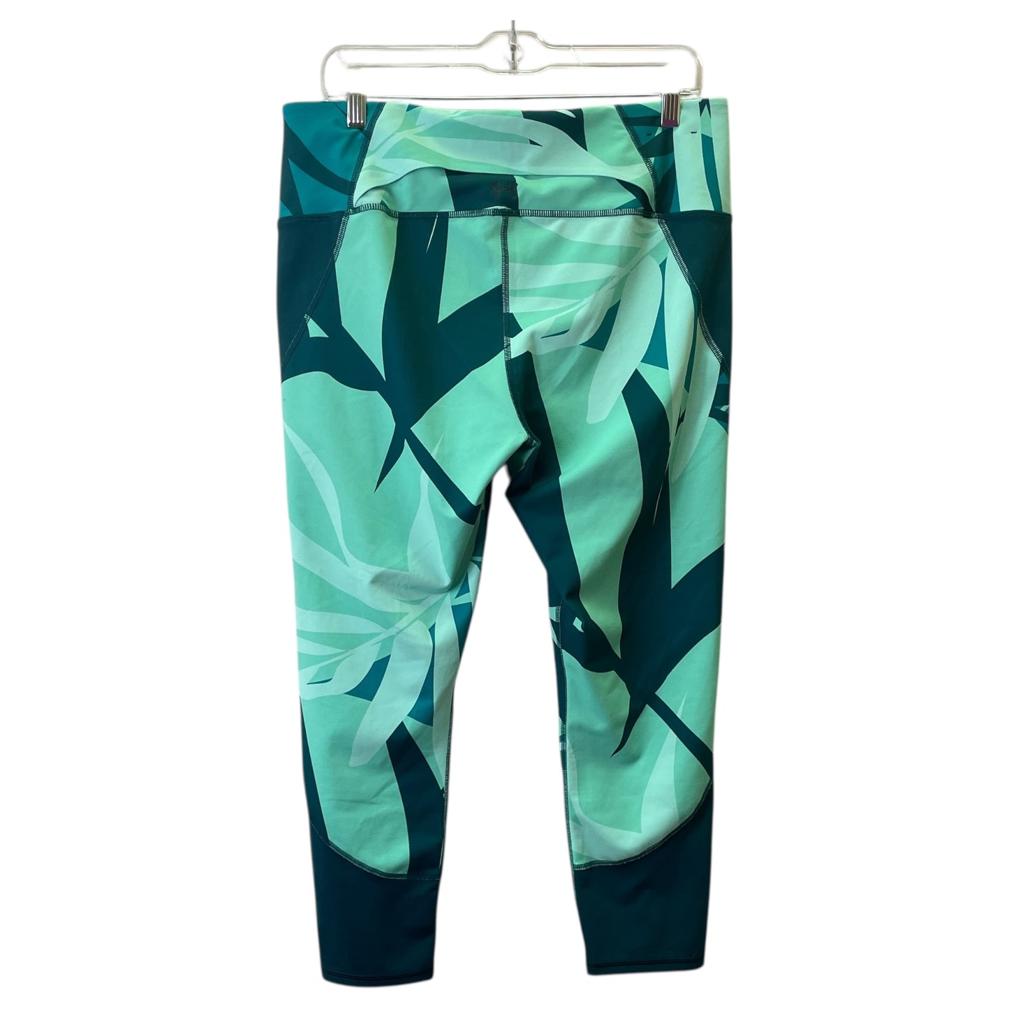 Athletic Leggings By Under Armour In Green, Size:Xl