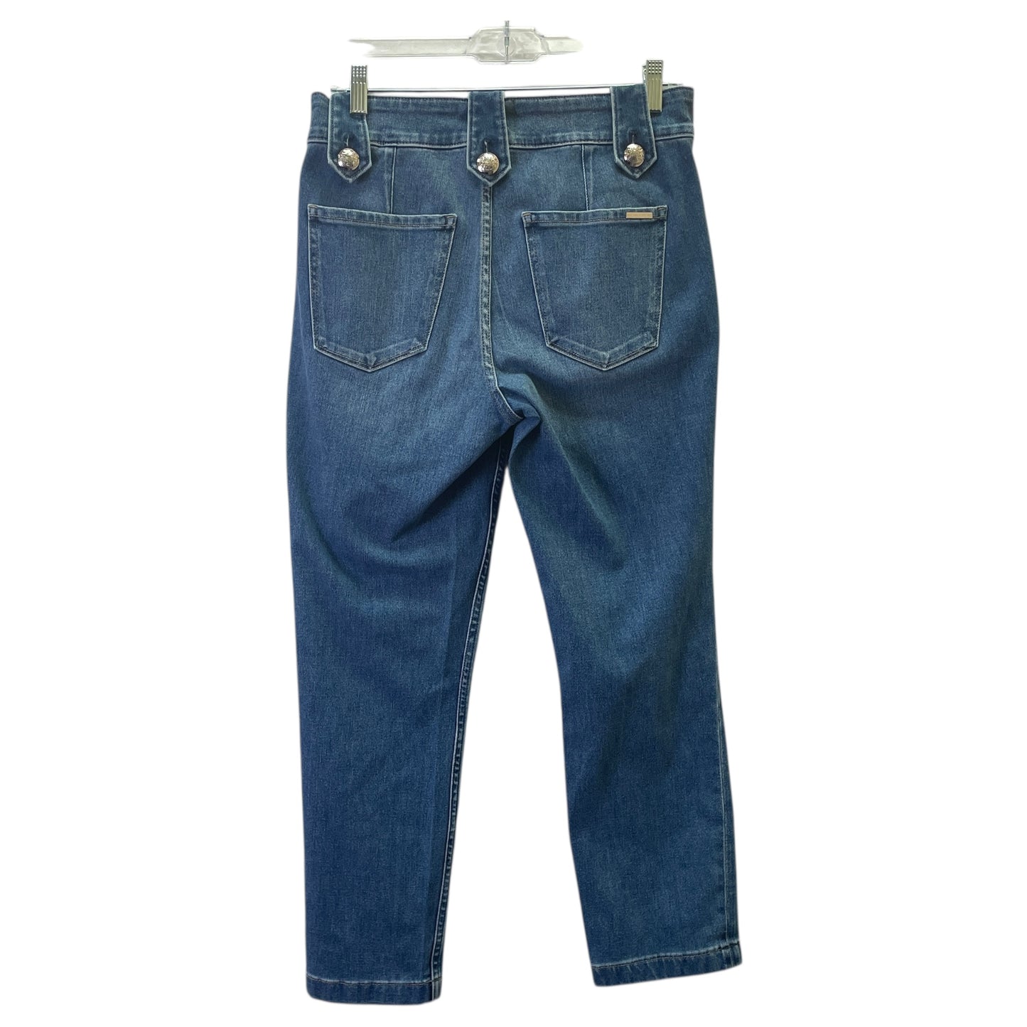 Jeans Straight By White House Black Market In Blue Denim, Size:6