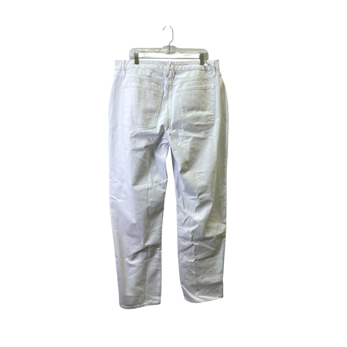 Jeans Straight By Good American In White, Size:14