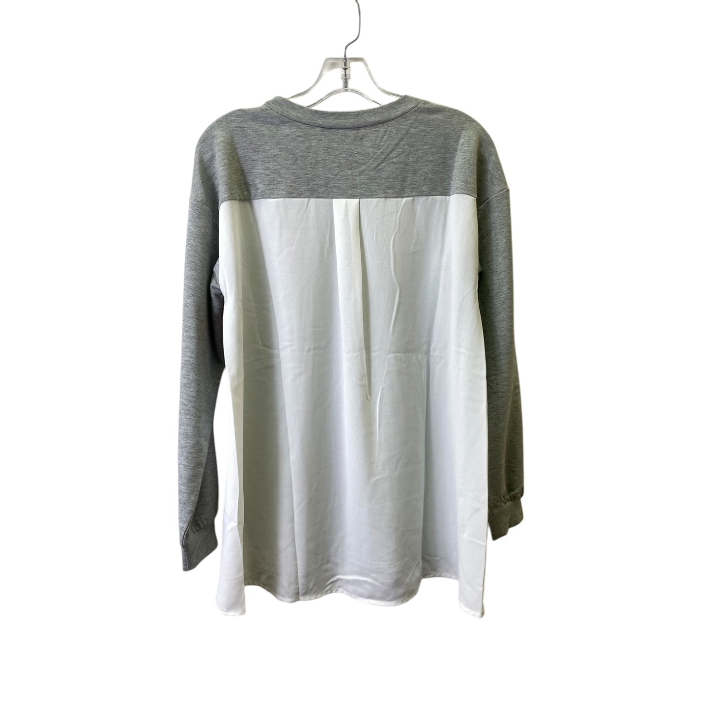 Top Ls Basic By Very J In Grey & White, Size:S