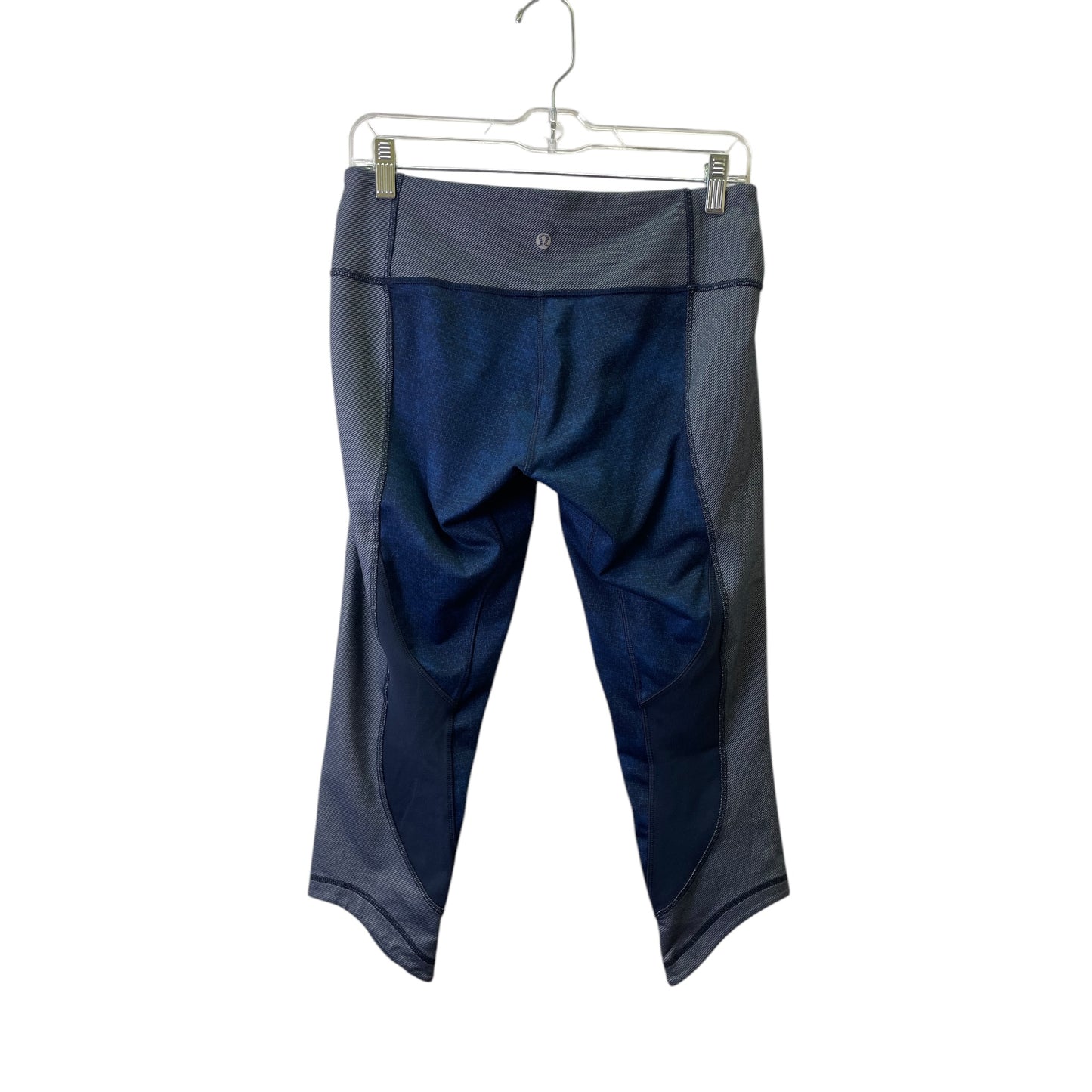 Athletic Capris By Lululemon In Blue, Size:M