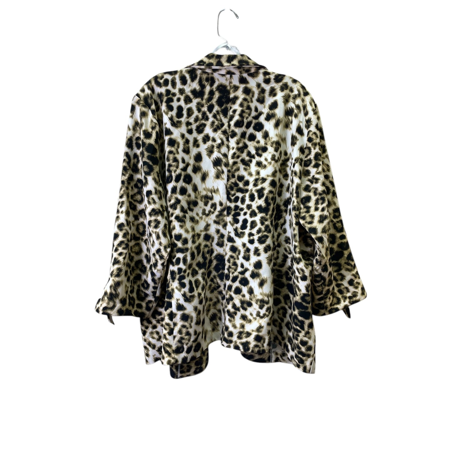 Blazer By Ashley Stewart In Animal Print, Size:22