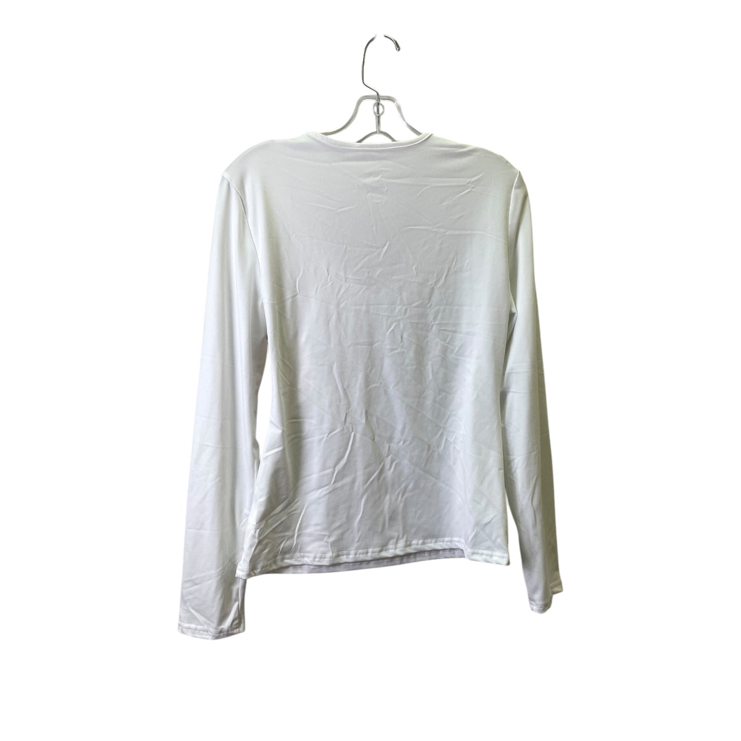 TOP LS BASIC by SHEIN In WHITE, Size: L