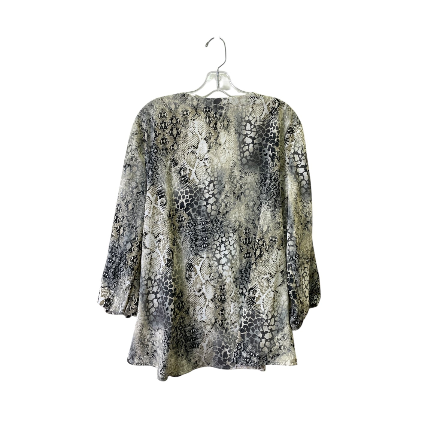Top Ls By Apt 9 In Snakeskin Print, Size:1X