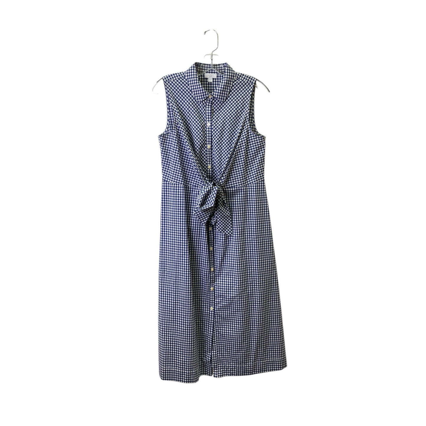Dress Casual Maxi By J. Jill In Blue & White, Size:S