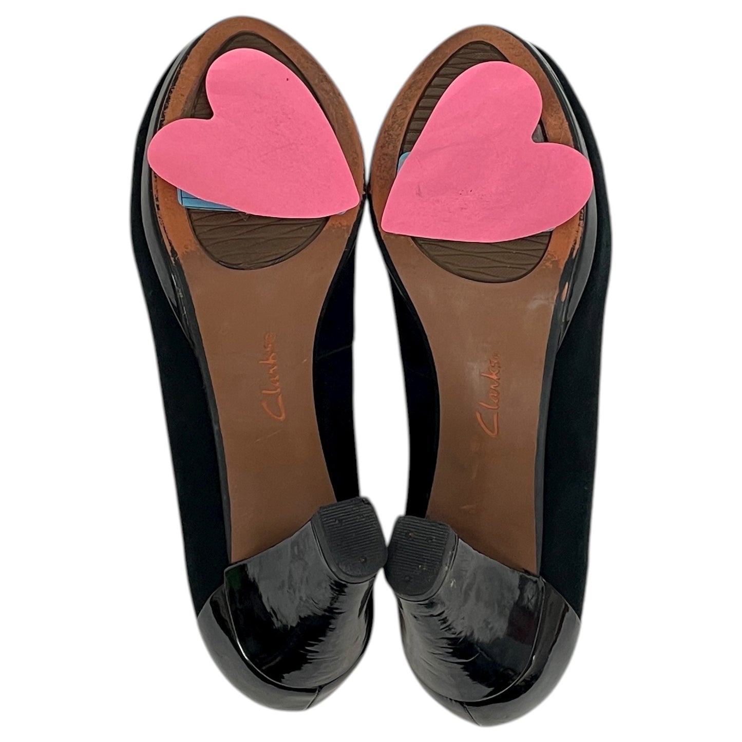 Shoes Heels Block By Clarks In Black, Size:6.5