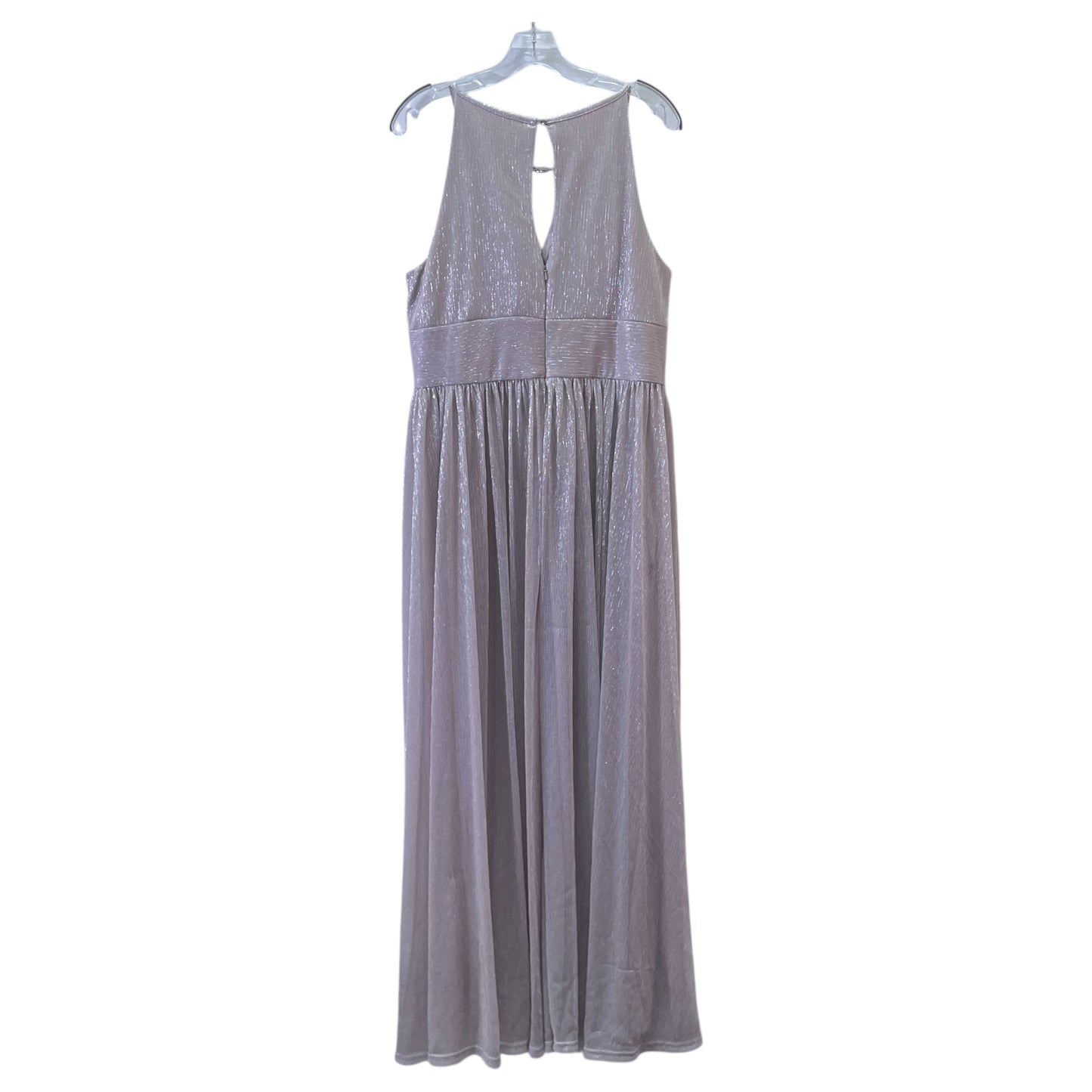 Dress Party Long By Oleg Cassini In Pink, Size:18
