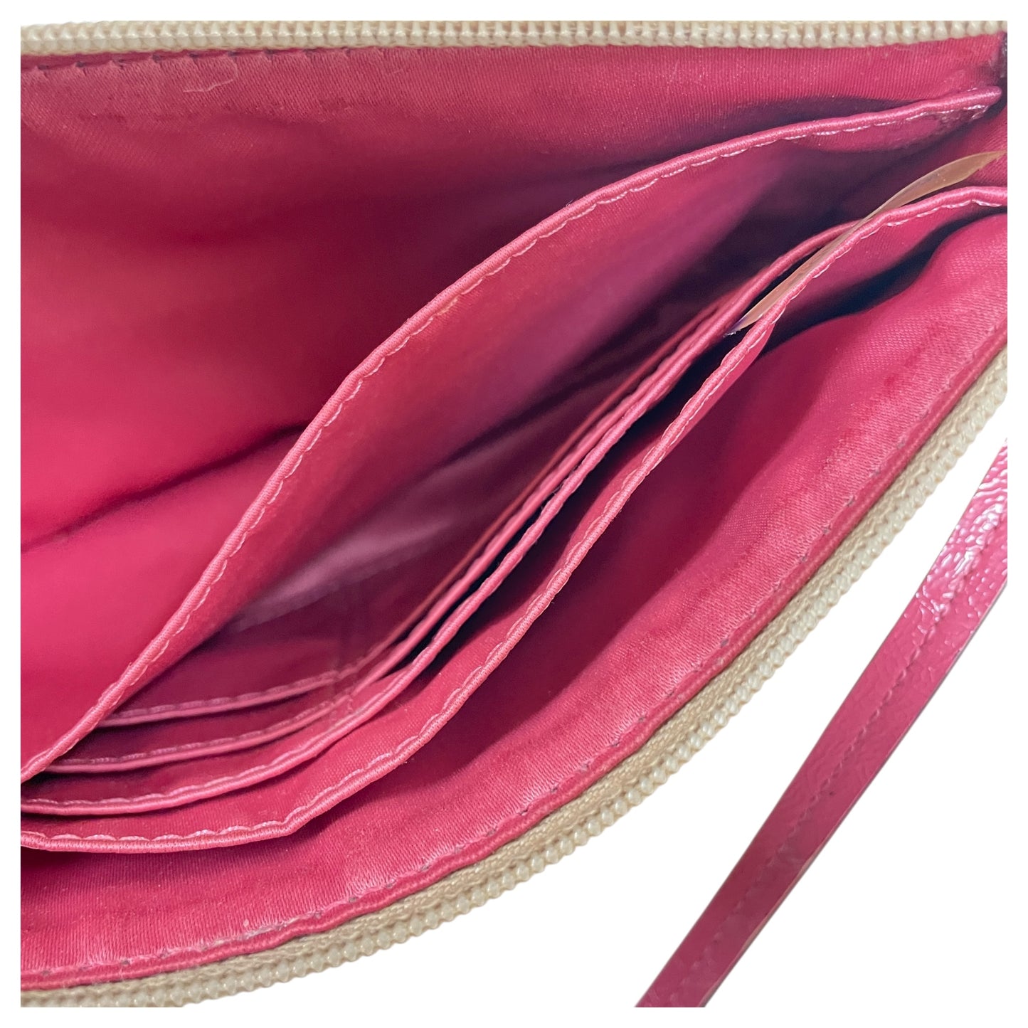 Wristlet Designer By Coach In Beige, Size:Small