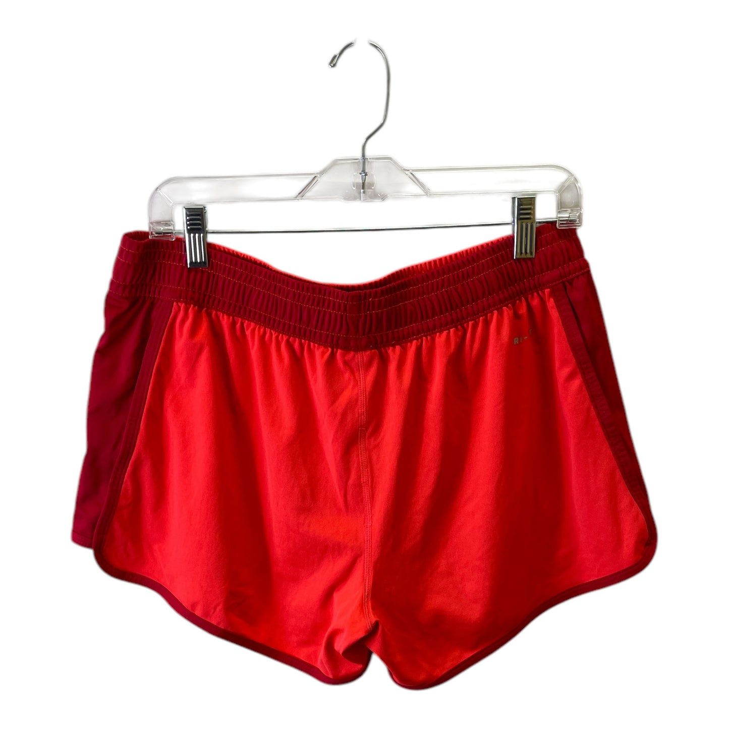 Athletic Shorts By Nike Apparel In Orange & Red, Size:L