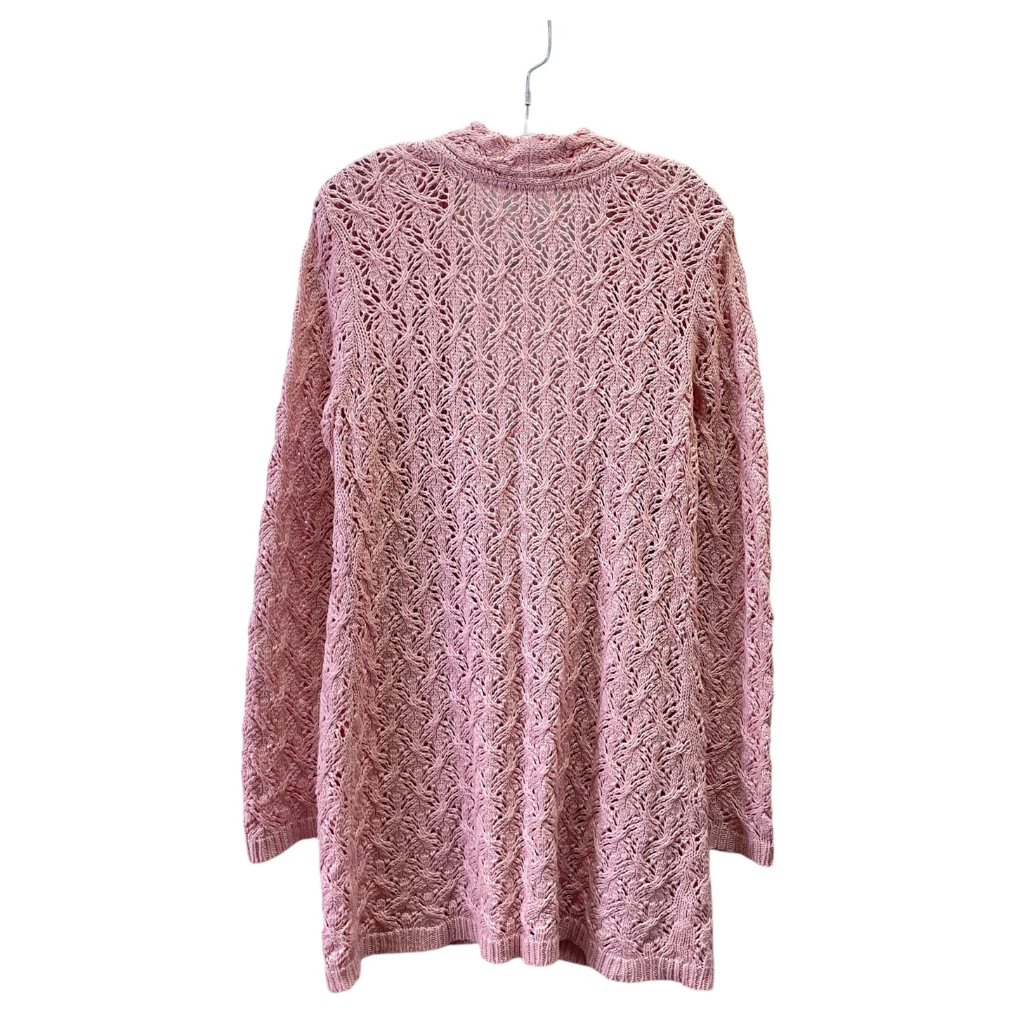 Cardigan By Leo And Nicole In Pink, Size:M