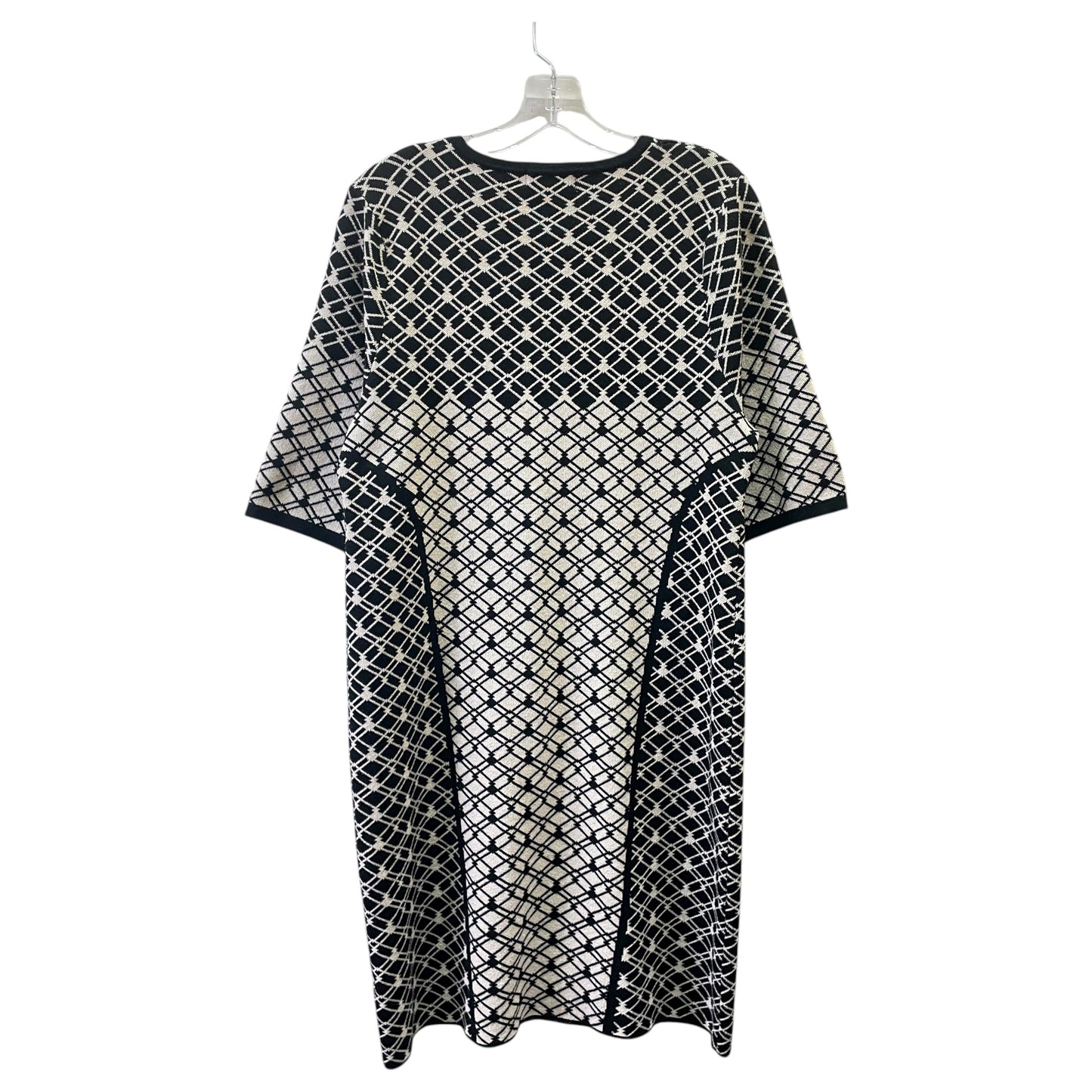 Dress Sweater By Pink Rose In Black, Size:1X