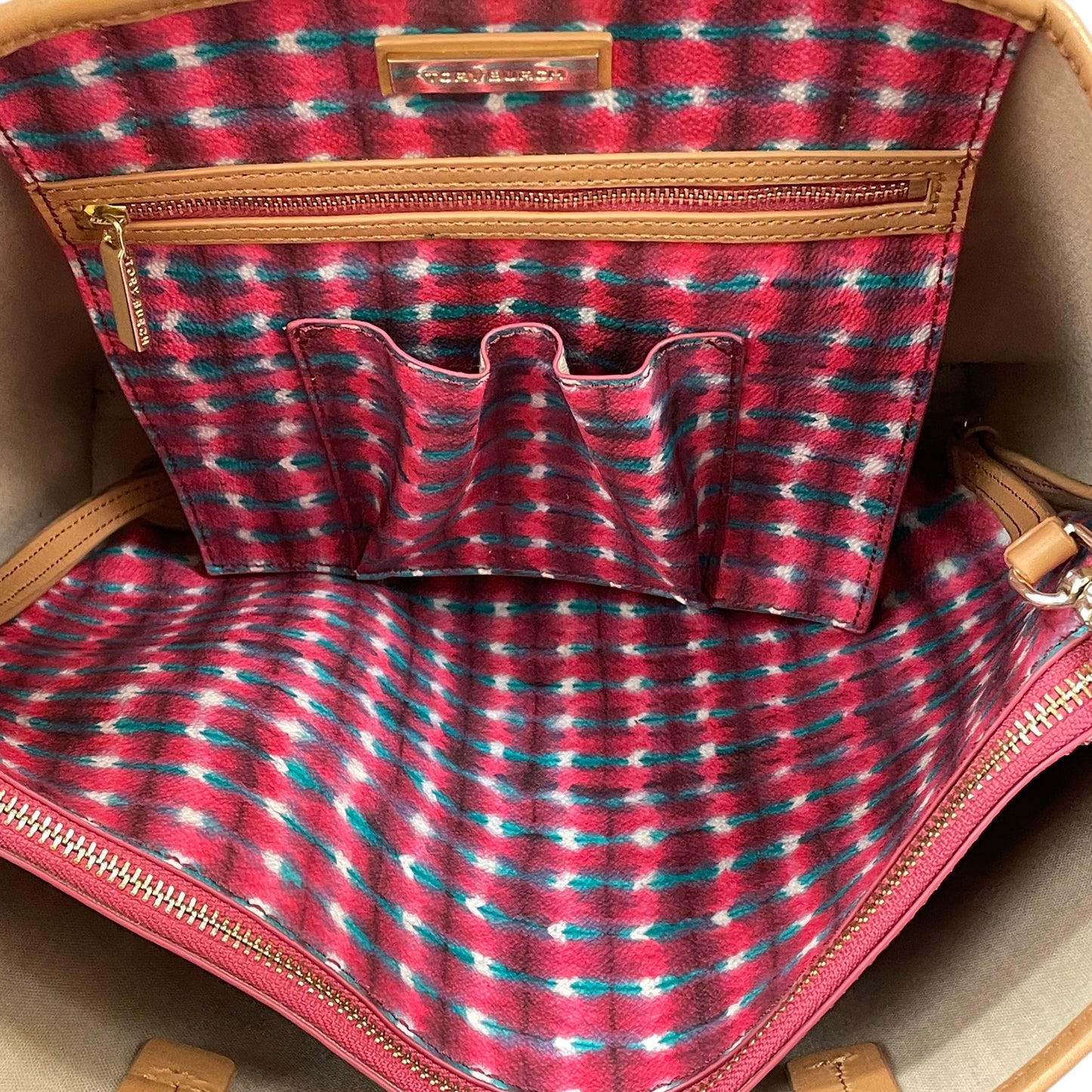 Tote Designer By Tory Burch In Pink, Size:Large