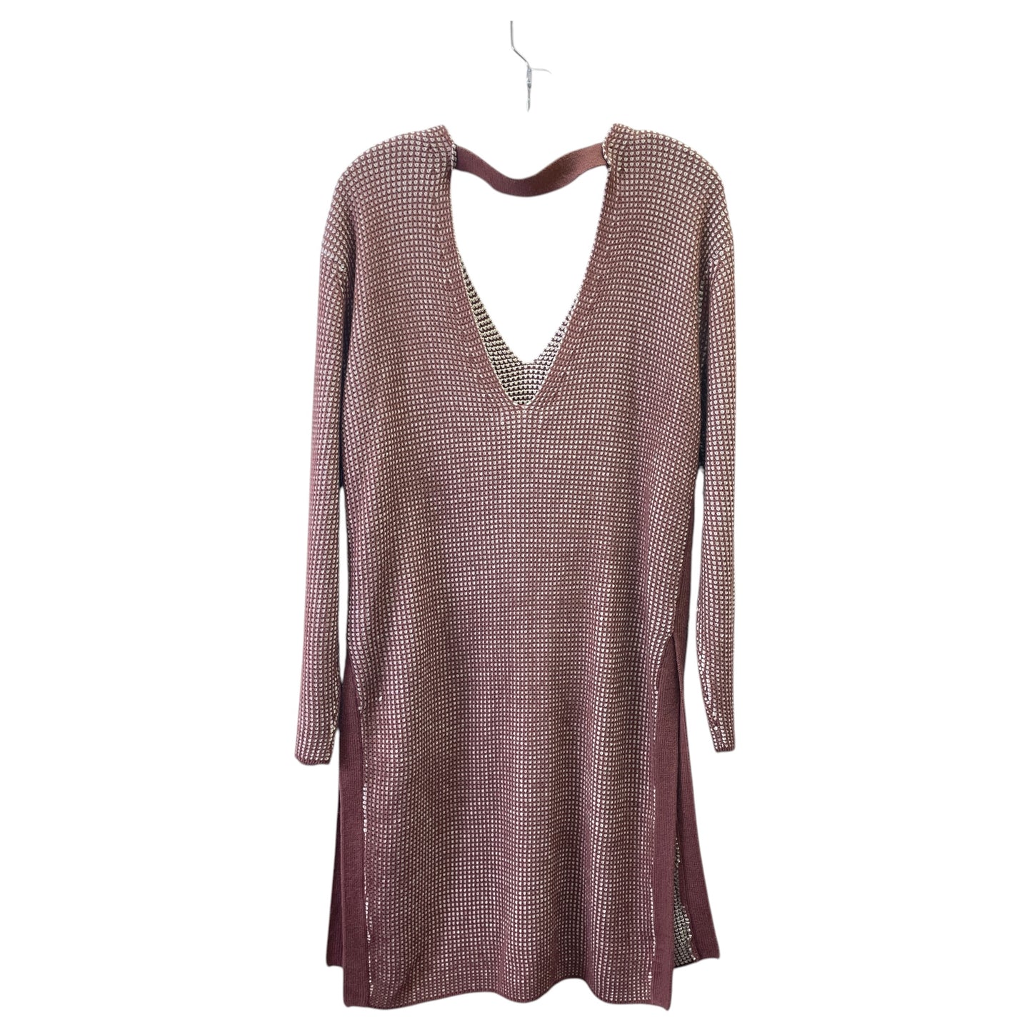Dress Sweater By LOVERICHE In Tan, Size:M