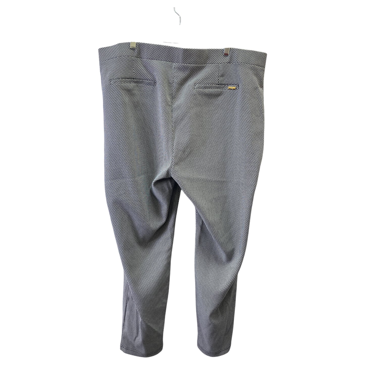 Pants Dress By Calvin Klein In Black & White, Size:20