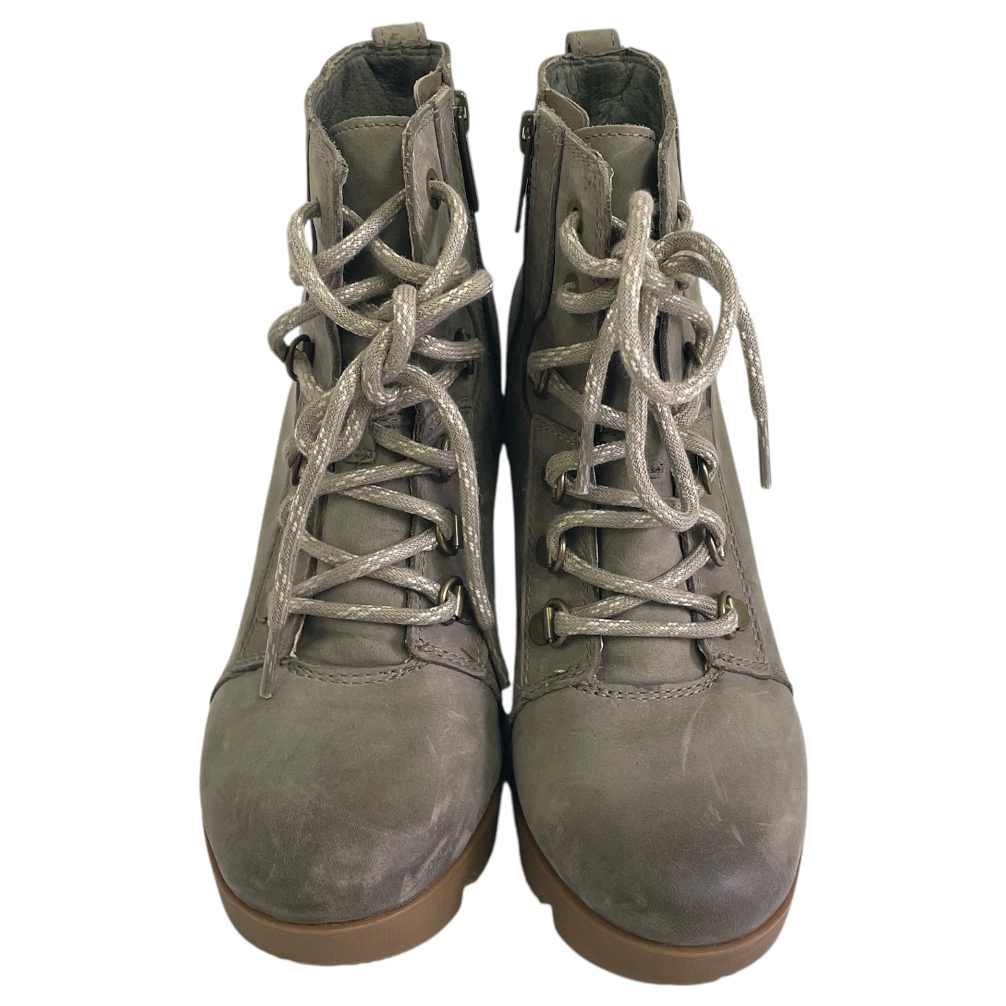 BOOTS ANKLE HEELS by SOREL In TAUPE, Size: 7
