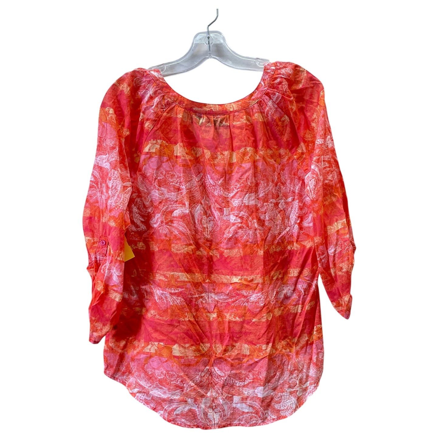 Top Ls By West Bound In Orange, Size:Lp