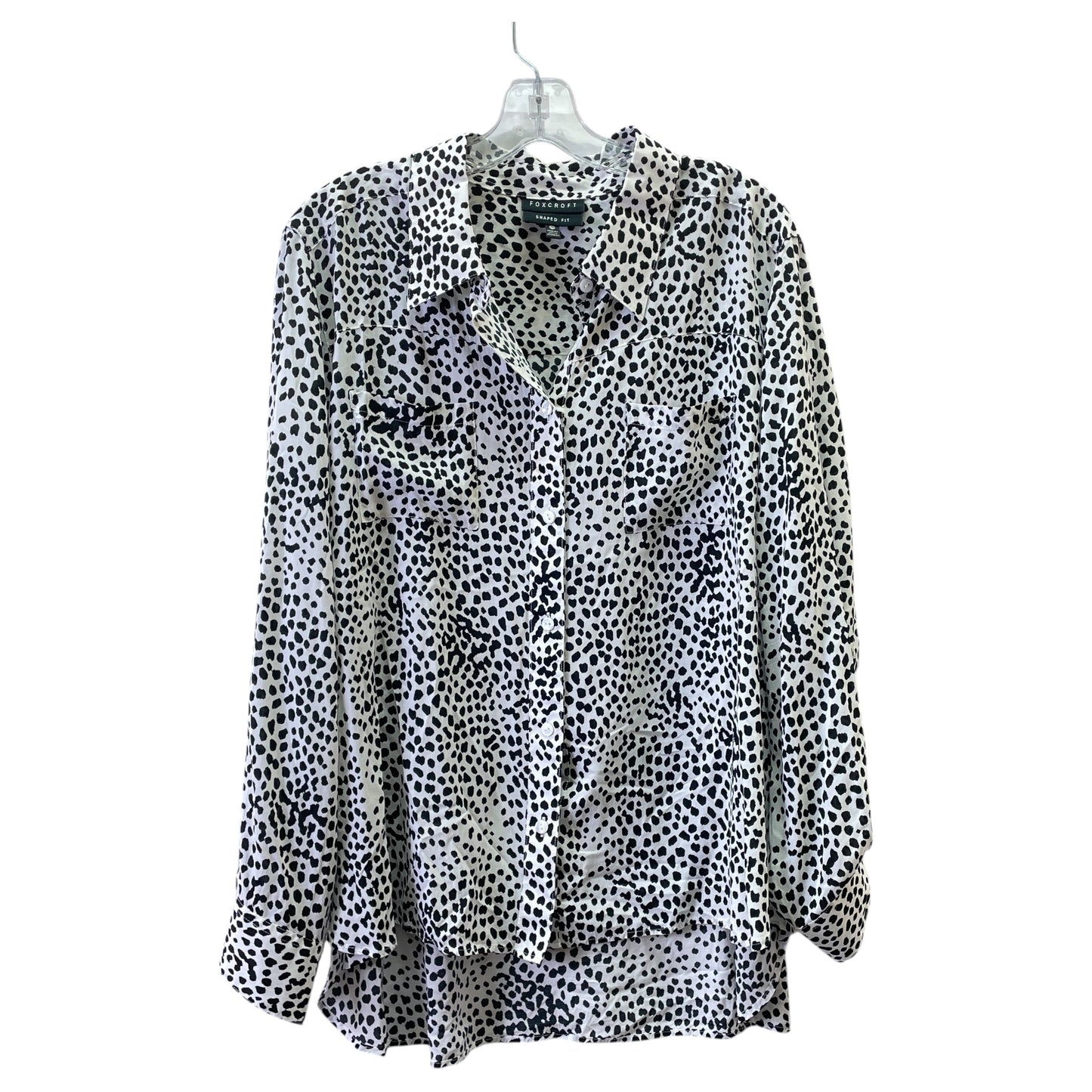 Top Ls By Foxcroft In Black & White, Size:20