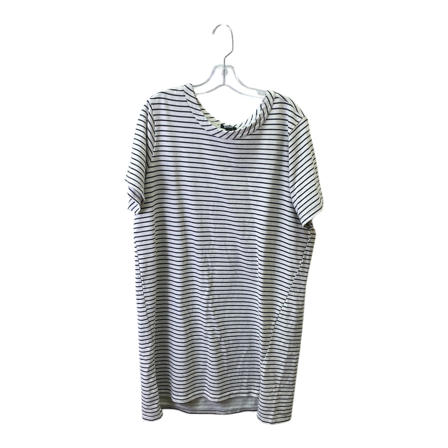 Dress Casual Midi By Buffalo David Bitton In Black & White, Size:Xl