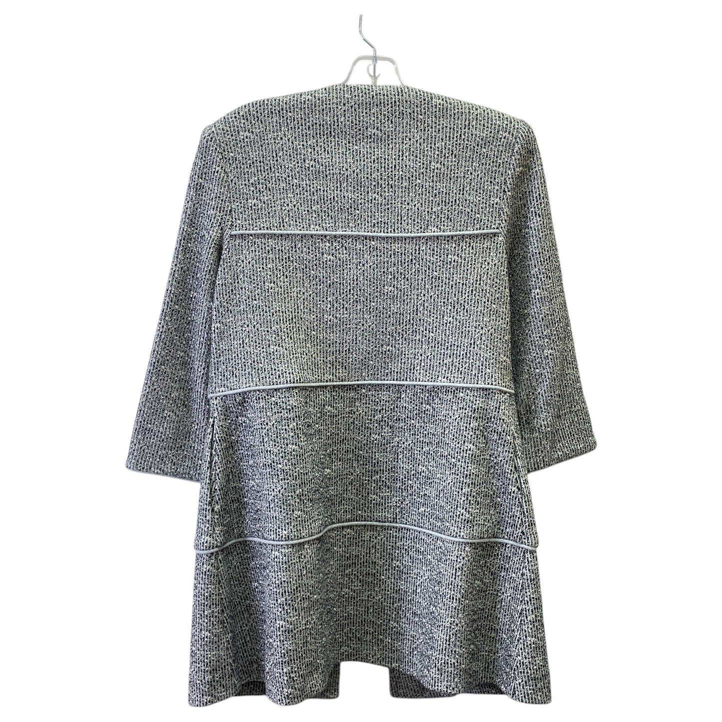 Sweater Cardigan By Cabi In Black & White, Size:Xs