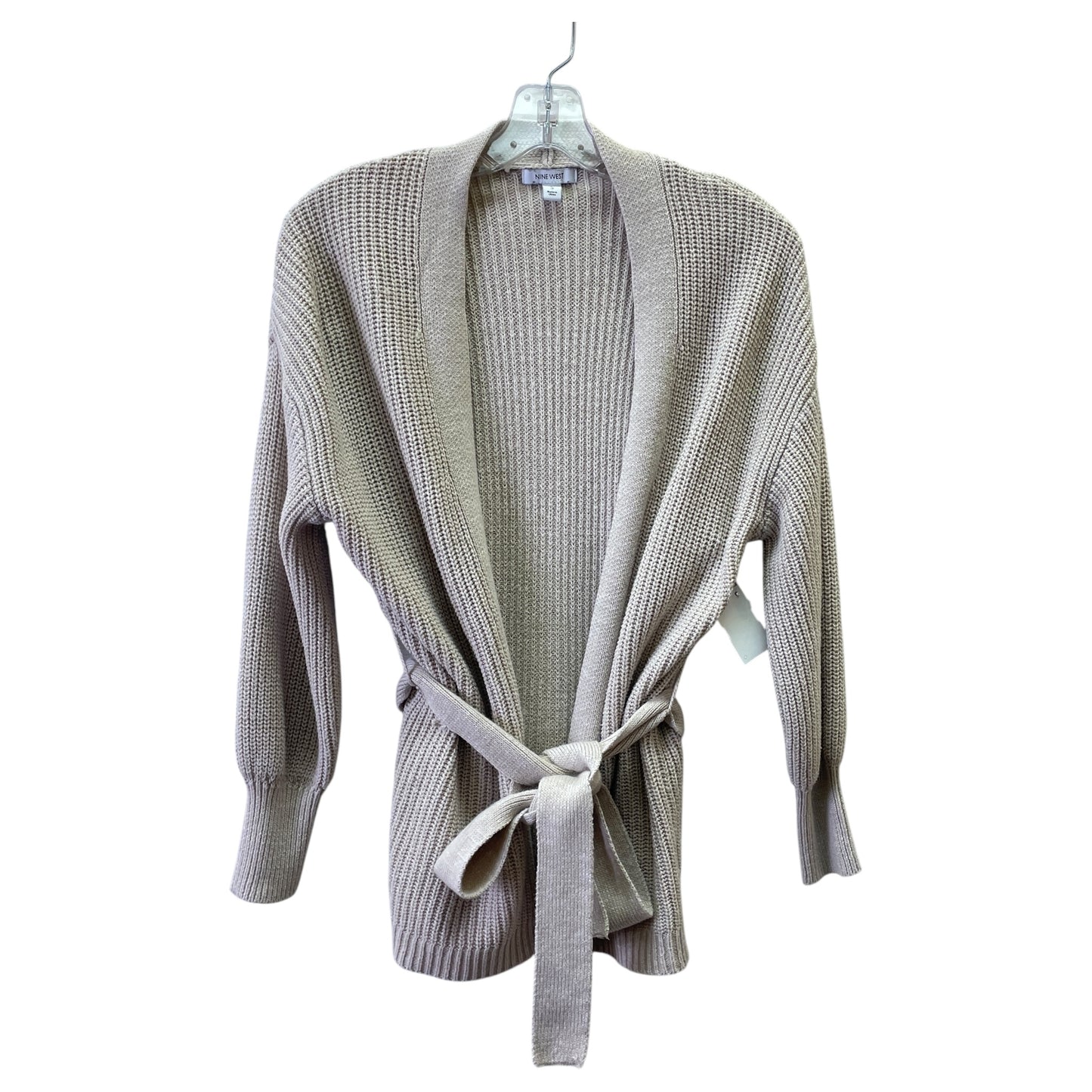 Cardigan By Nine West In Taupe, Size:S