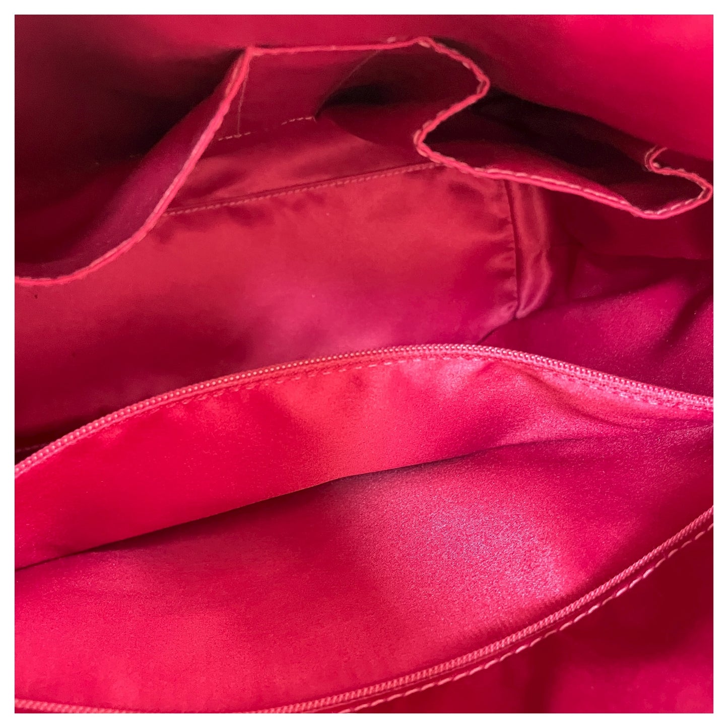 Handbag Designer By Coach In Brown & Pink, Size:Medium