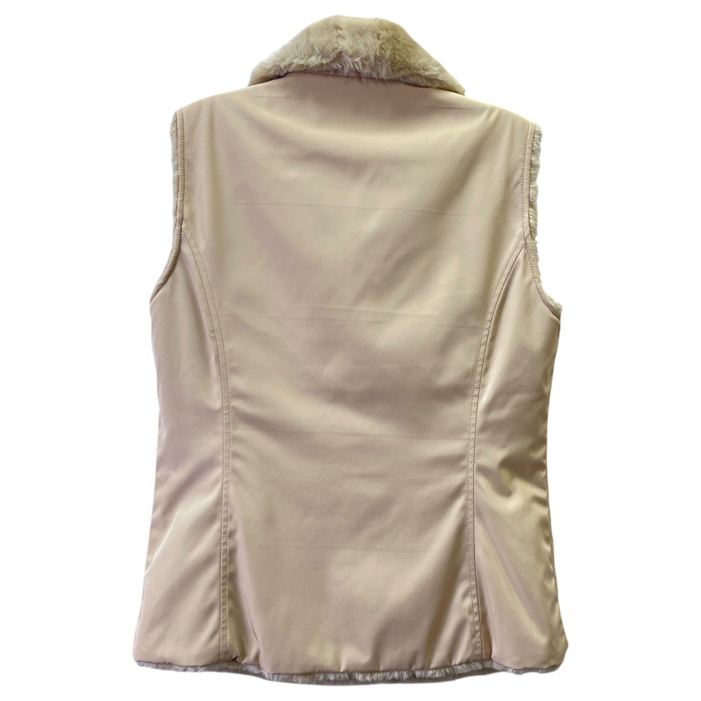 Vest Faux Fur & Sherpa By KRISTEN BLAKE In Yellow, Size:S