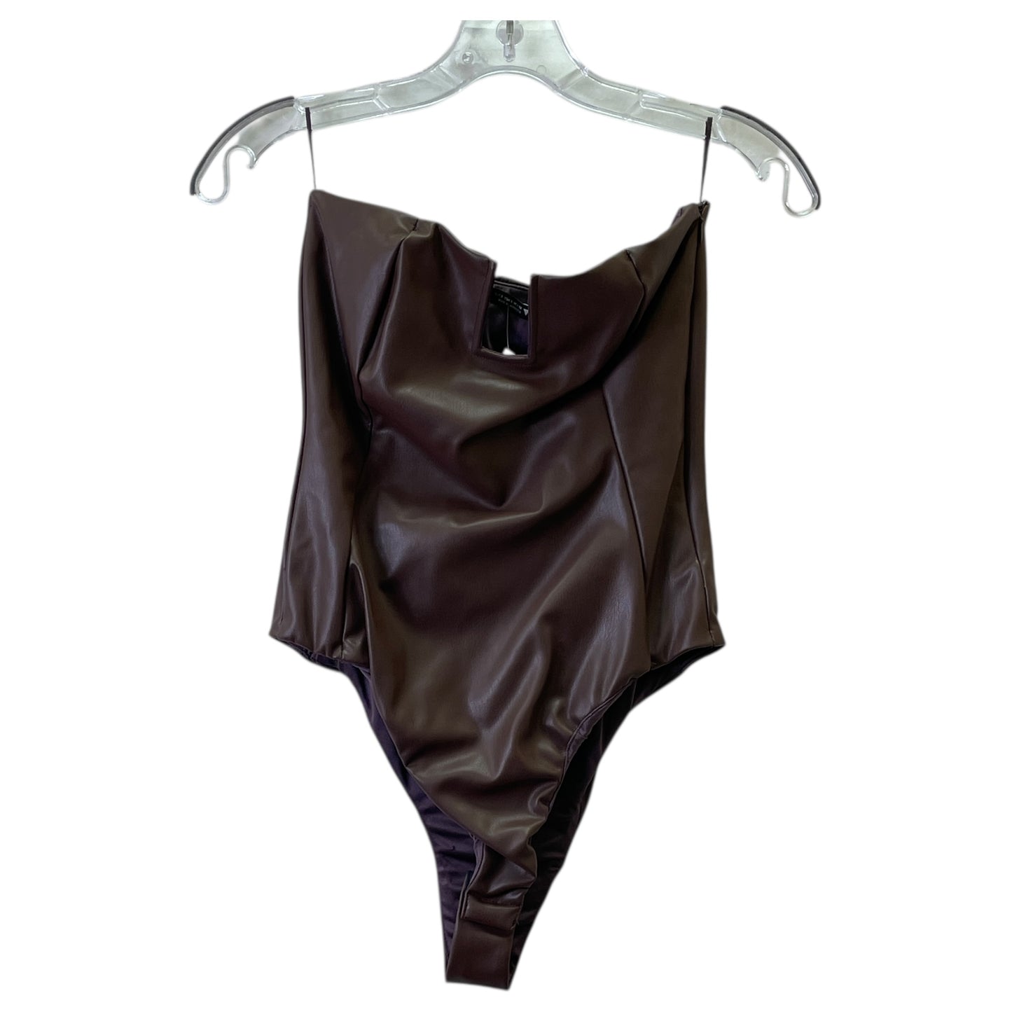 Bodysuit By Zara In Brown, Size:S