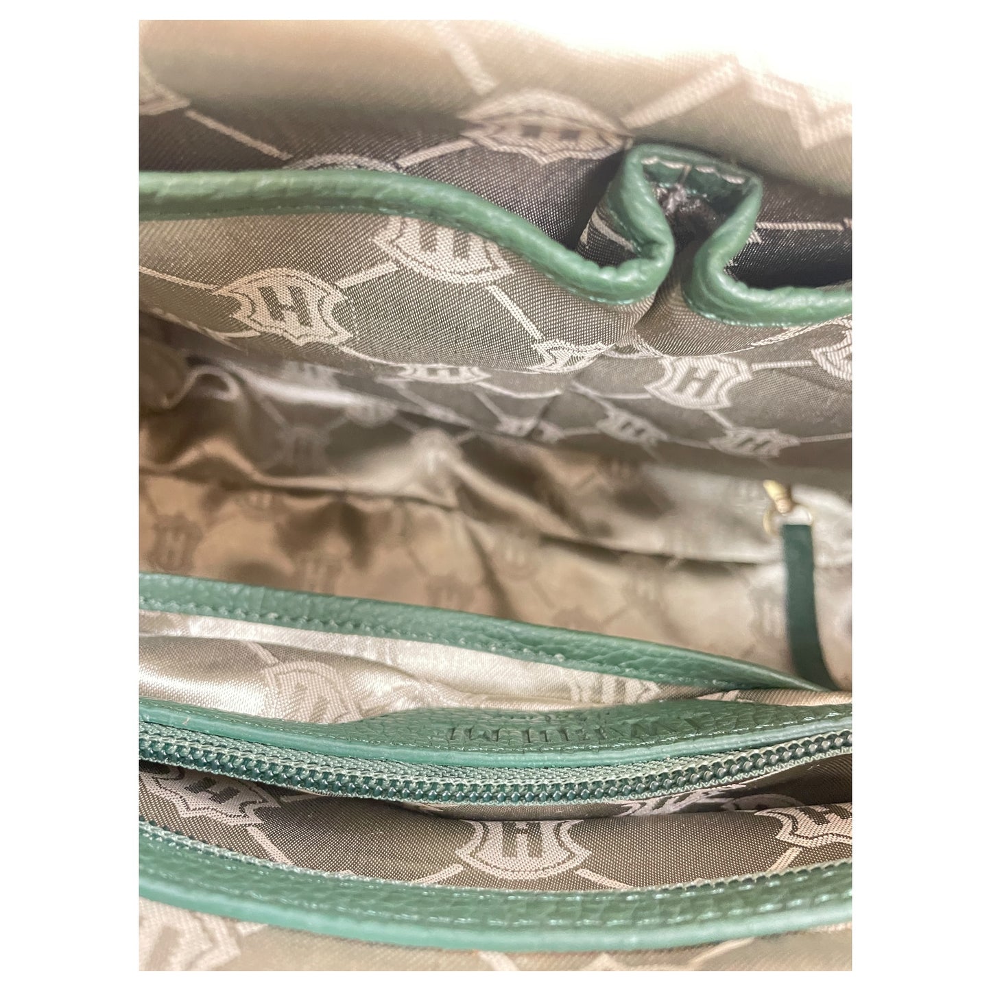 Handbag By J.W. HULME In Green & Red, Size:Large